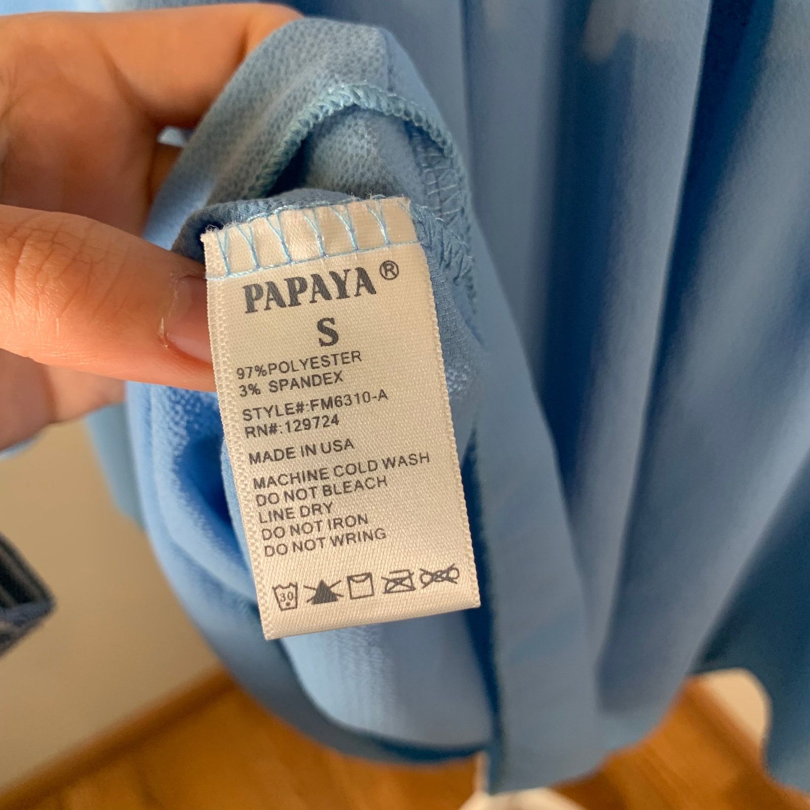 Other Papaya Cute Blue Top Size S Size S / US 4 / IT 40 - 3 Thumbnail