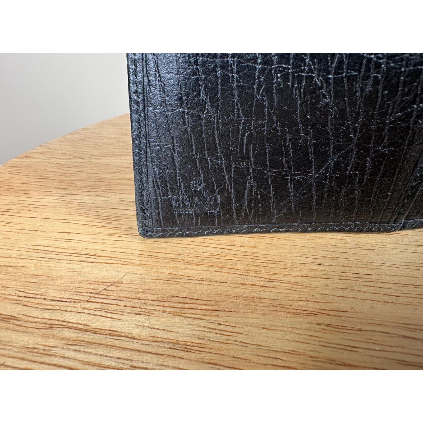 Gucci Authentic Gucci Long Bifold Wallet Black w/ Bamboo Hardware Size ONE SIZE - 8 Thumbnail