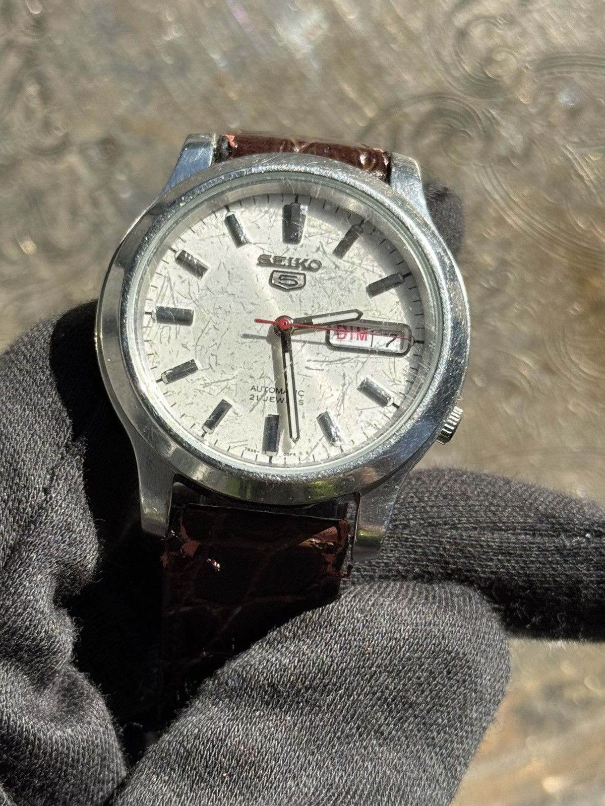 Seiko Seiko 5 Japan Made Automatic 21 Jewels SNKE01J1 Size 36 - 9 Thumbnail