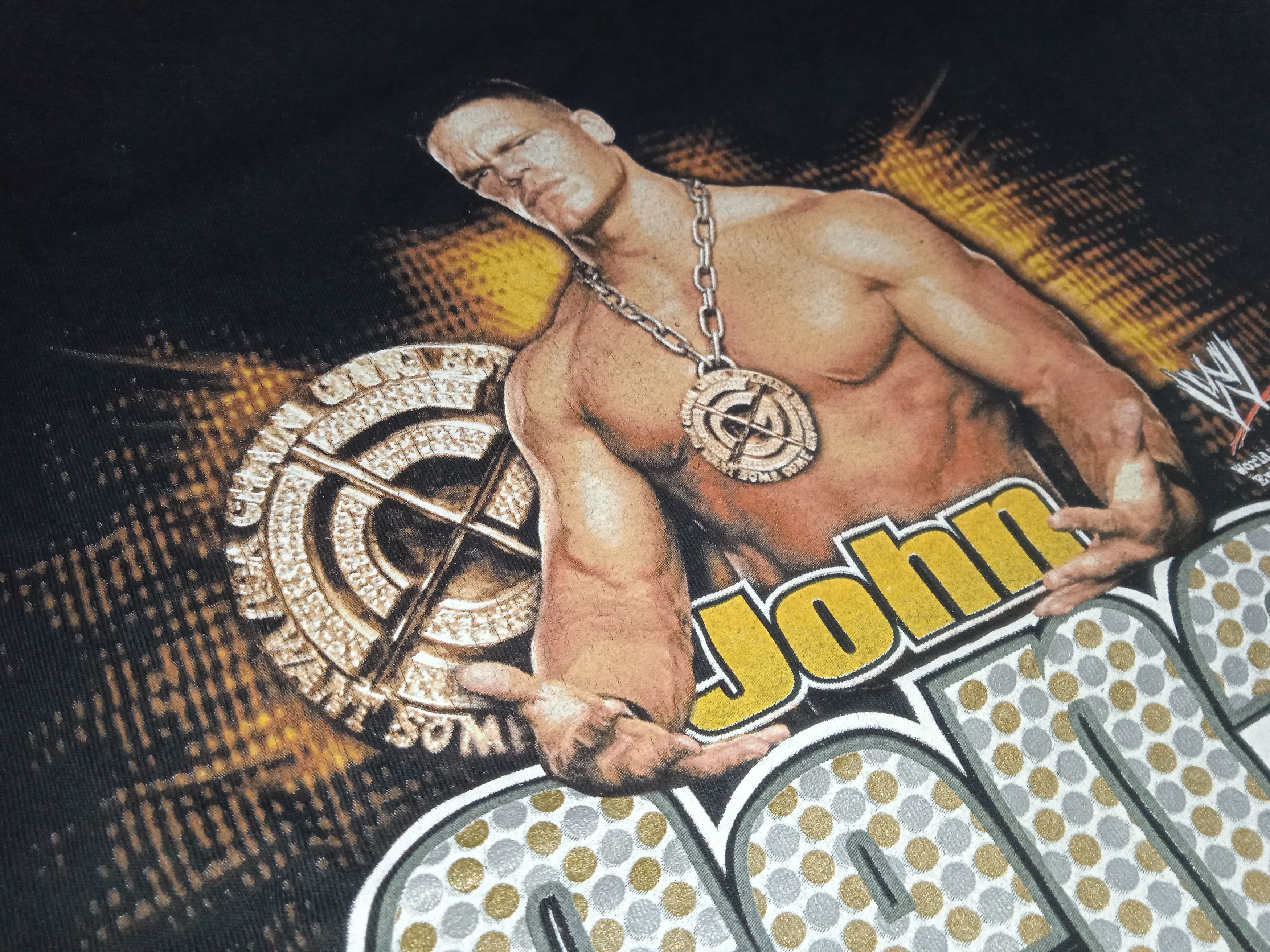 WWE Vintage 00s WWE Thuganomics John Cena Chain Gang T Shirt Y2K Size XS / US 0-2 / IT 36-38 - 6 Thumbnail