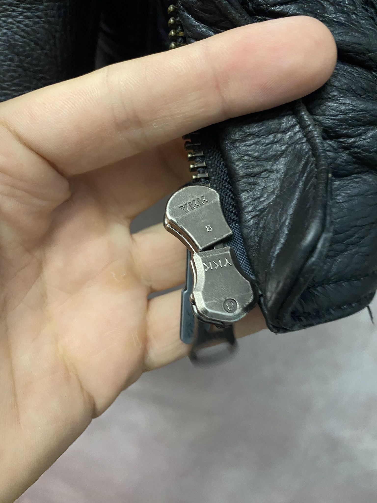 Harley Davidson × Leather × Vintage Harley Davidson Leather Biker Jacket Motorcycle Full Zip Size US L / EU 52-54 / 3 - 9 Thumbnail