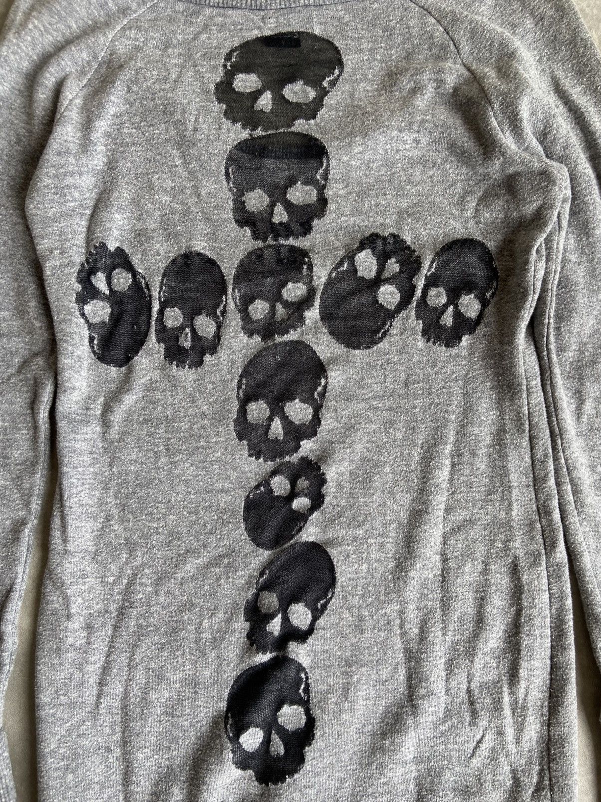 20471120 × Beauty Beast × Le Grande Bleu (L.G.B.) Rare Barak Japan Skull Sweatshirt Punk Fashion Size US M / EU 48-50 / 2 - 10 Thumbnail