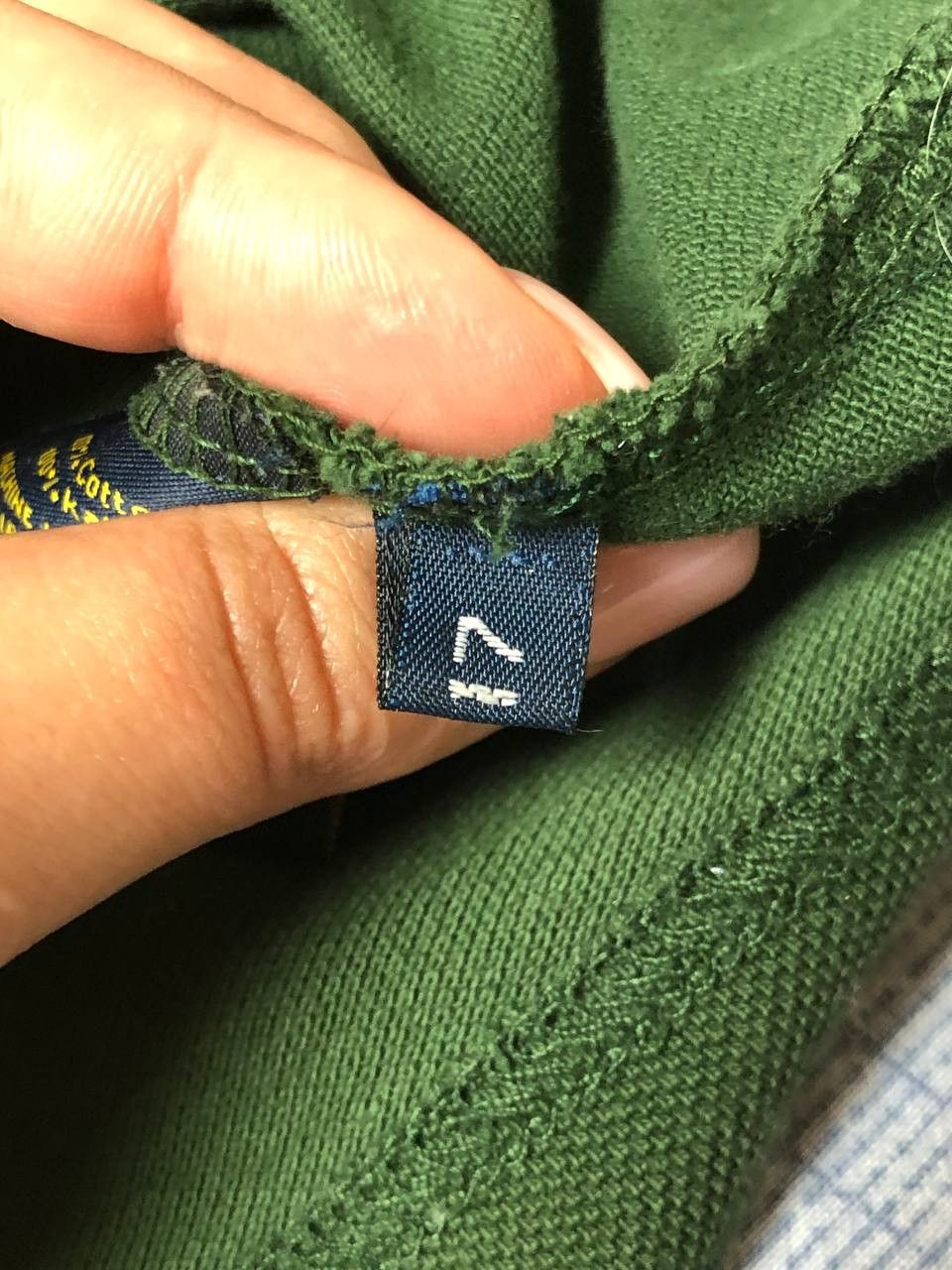 Polo Ralph Lauren Vtg 90s Polo Ralph Lauren Cross Flag Stripe Logo Tee Size US M / EU 48-50 / 2 - 5 Thumbnail