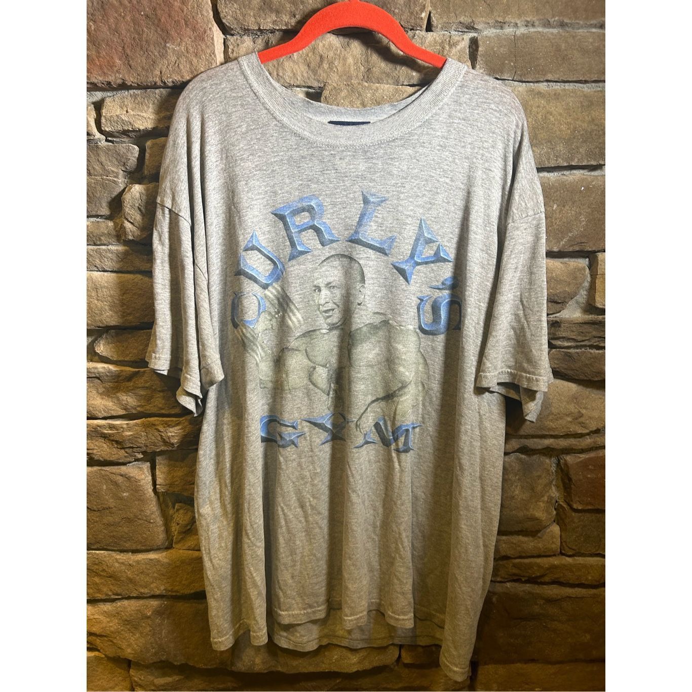 Vintage Vintage 1990s NBC Store Curly’s Gym Three 3 Stooges Tshirt Size US XL / EU 56 / 4 - 1 Thumbnail
