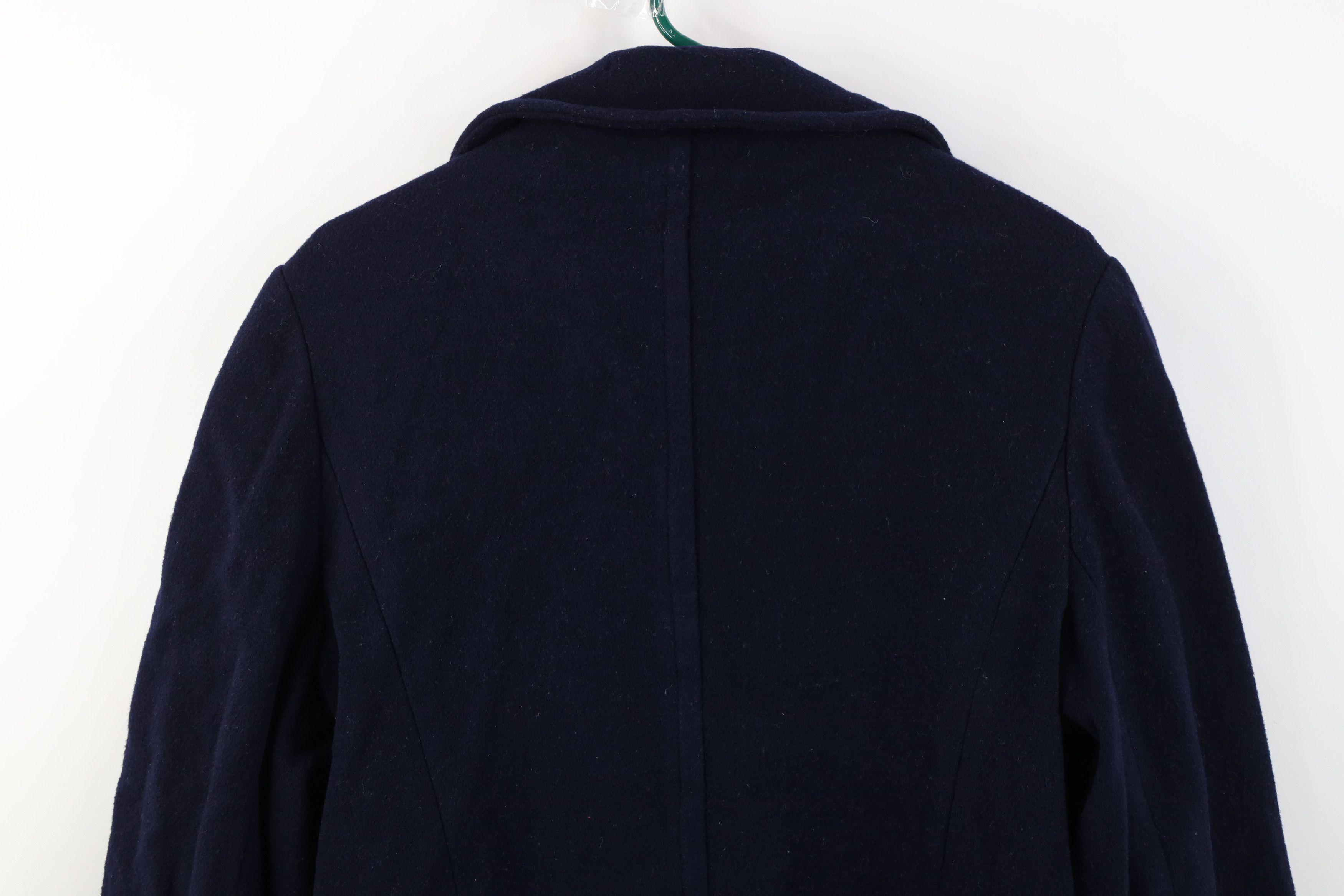 Vintage Vintage 70s Double Breasted Wool Peacoat Jacket Blue USA Size XXL / US 16-18 / IT 52-54 - 16 Thumbnail