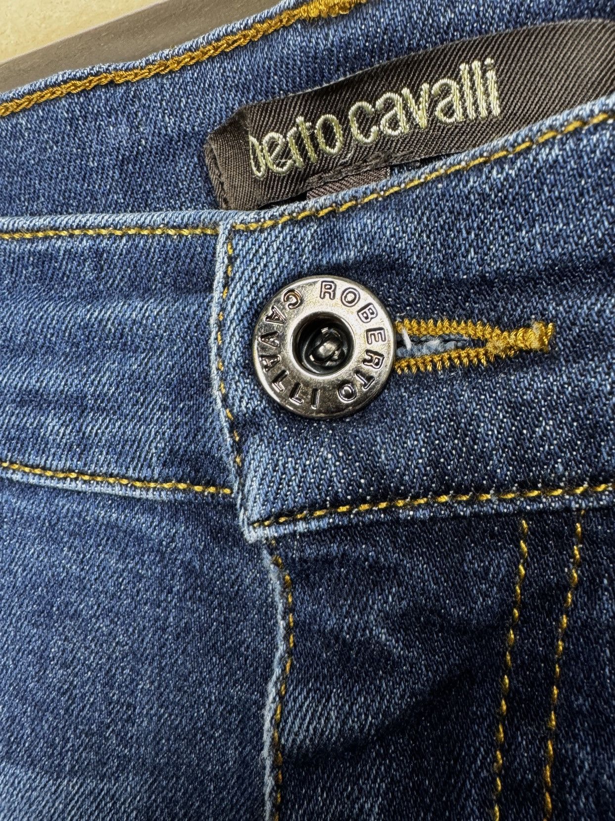 Roberto Cavalli Roberto Cavalli blue faded skinny denim jeans size 32 Size US 32 / EU 48 - 6 Thumbnail