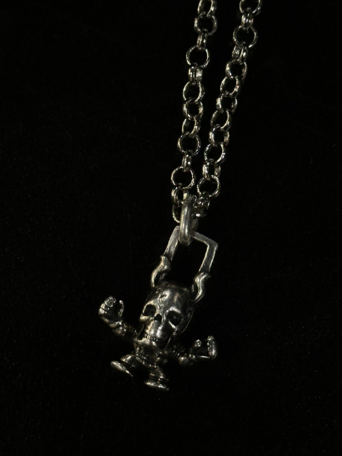 CHROME HEARTS FOTI HARRIS TEETER ZIPPER PENDENT