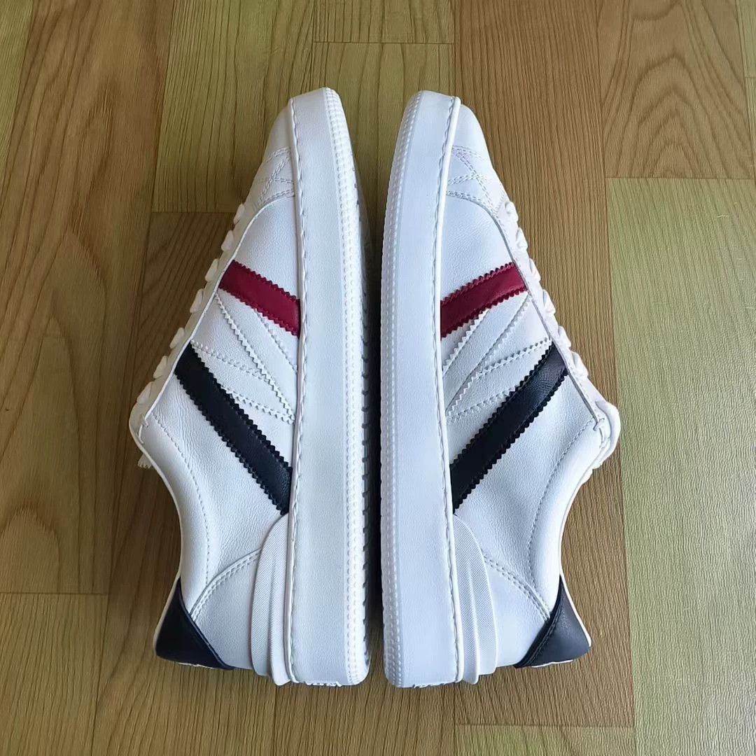 Moncler Moncler Striped Logo Sneakers Size US 7.5 / EU 40-41 - 4 Thumbnail