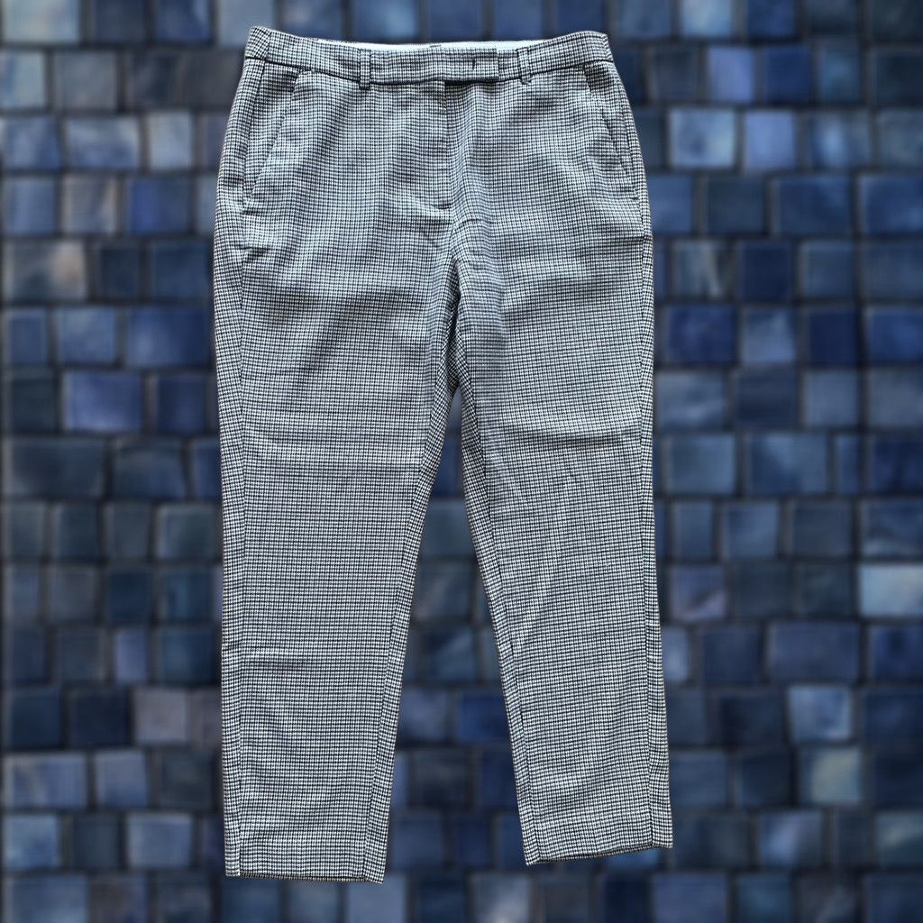 Marks & Spencer Marks & Spencer M&S Houndstooth Trousers Womens 31x24 Trousers Casual Formal Workwear 90s City London Womens Size 24" / US 00 / IT 34 - 1 Thumbnail