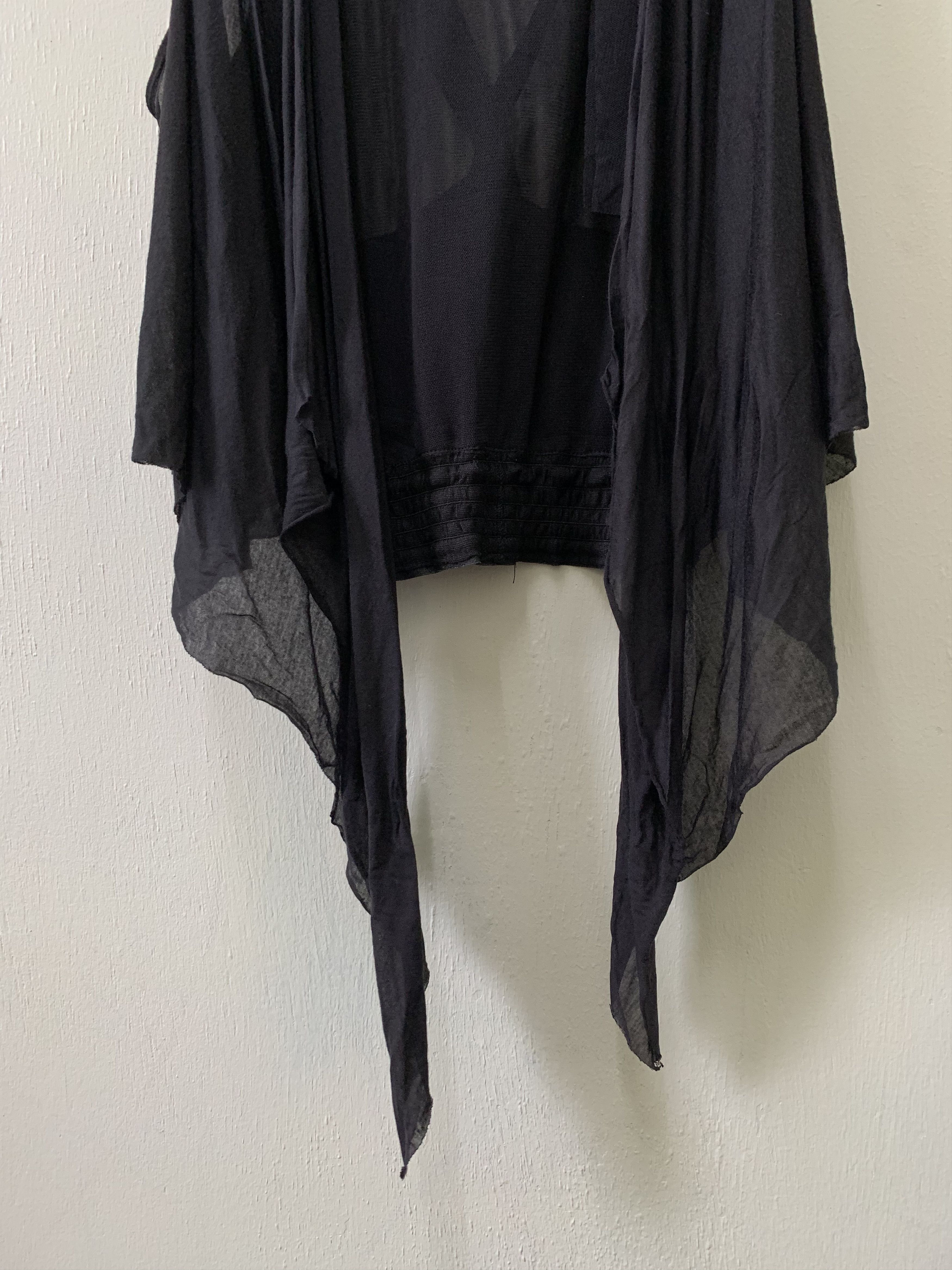 Faliero Sarti 🪡FALIERO SARTI Domenica Sparkle Scarf/Shawl In Black.✨ Size ONE SIZE - 4 Thumbnail