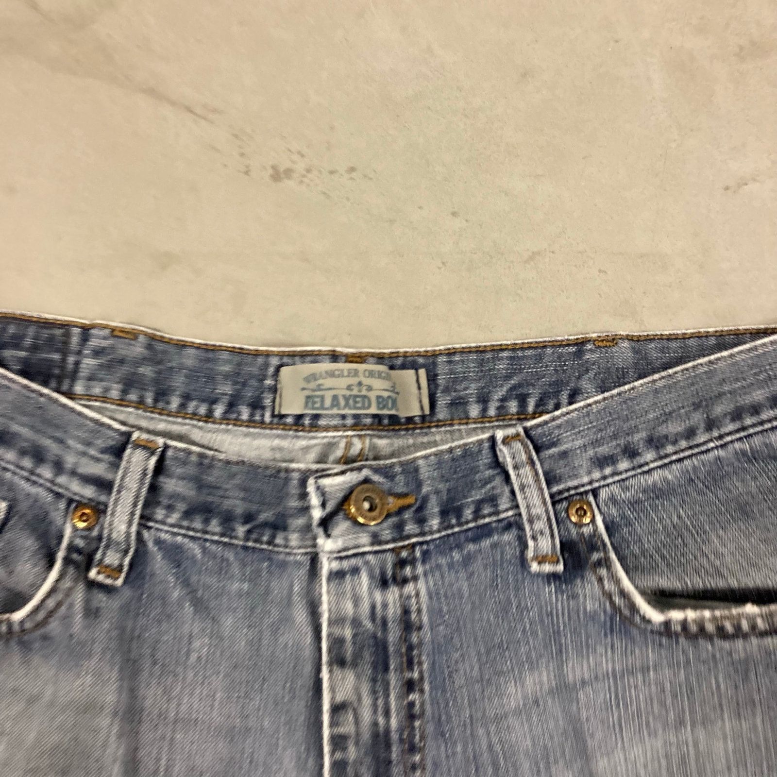 Vintage × Wrangler Y2K wrangler baggy bootcut Jeans 38x32 Size US 38 / EU 54 - 5 Thumbnail