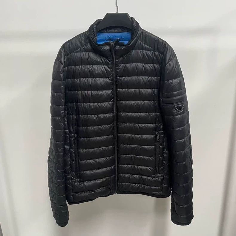 Prada Prada Black Lightweight Down Jacket - dmc Size US L / EU 52-54 / 3 - 1 Thumbnail