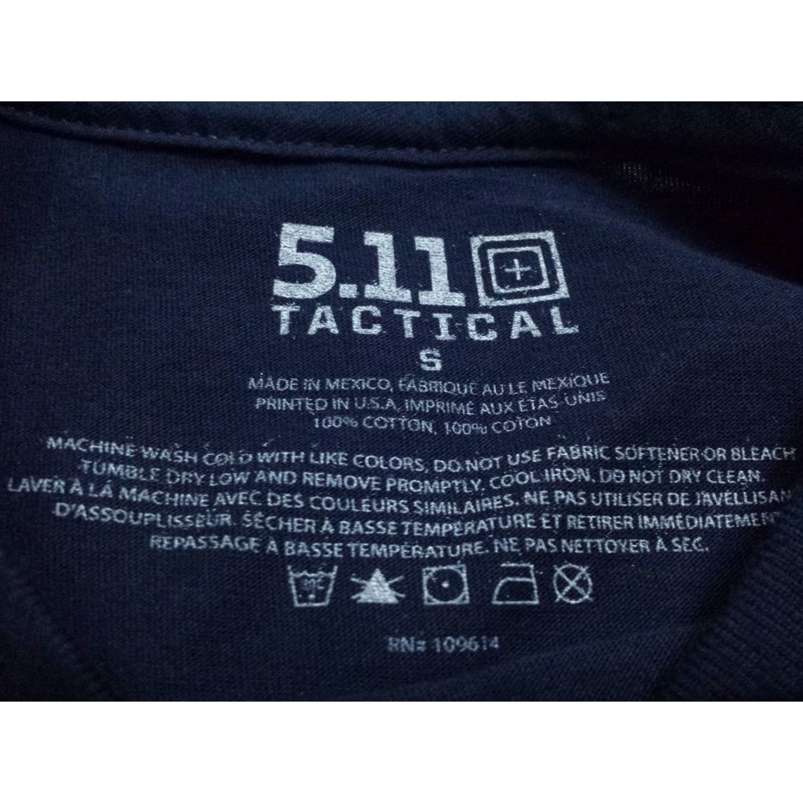 Vintage 5.11 Tactical T-Shirt Short Sleeve Solid Blue 100% Cotton Mens Small Shirt Size US S / EU 44-46 / 1 - 3 Thumbnail