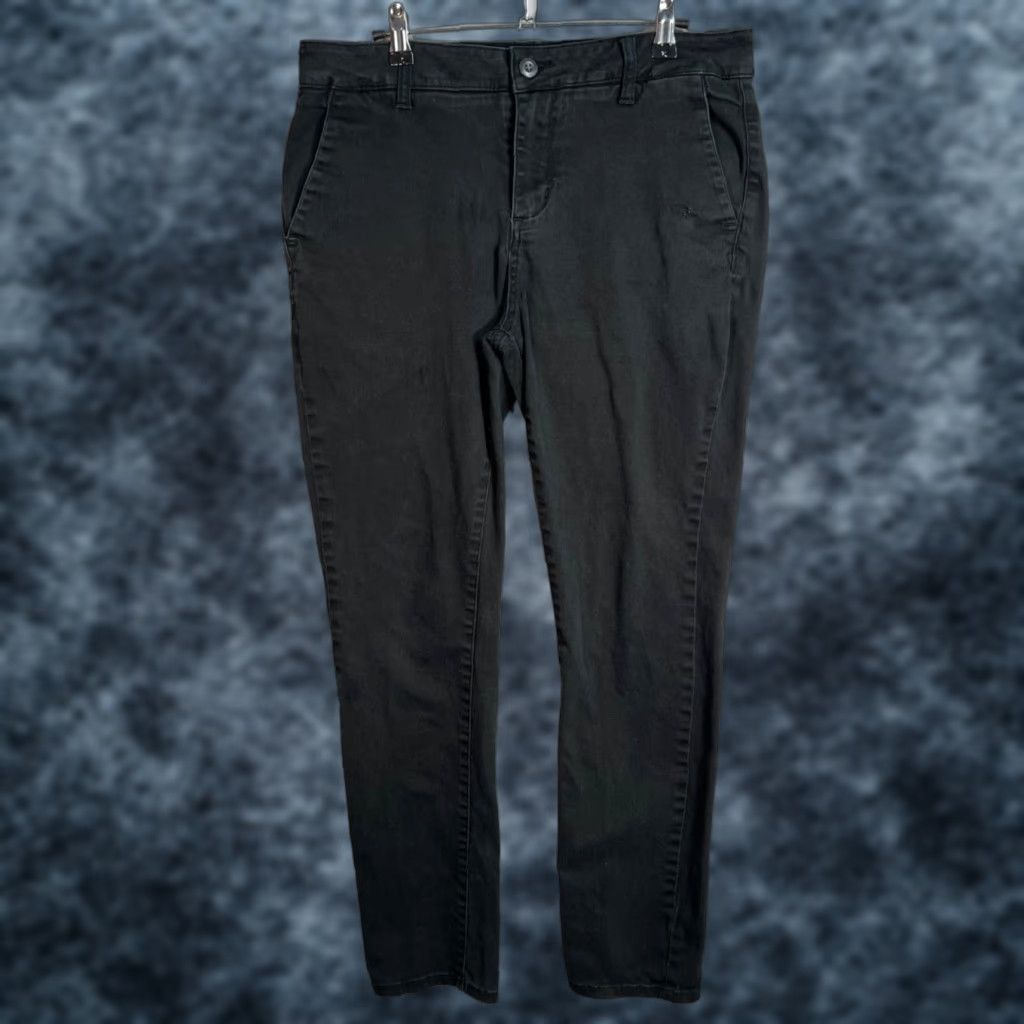 Rsq RSQ Jeans Mens 32 x 32 Skinny Fit Black Chino Pants Cotton Blend Jeans Skinny Fit 32 Black Chino RSQ Mens Pants Size 24" / US 00 / IT 34 - 1 Thumbnail