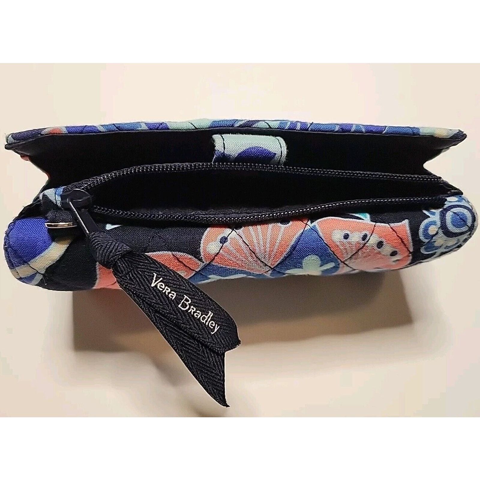 Vera Bradley Vera Bradley Crossbody Wallet Purse Lotus Floral Swirl Size ONE SIZE - 5 Thumbnail