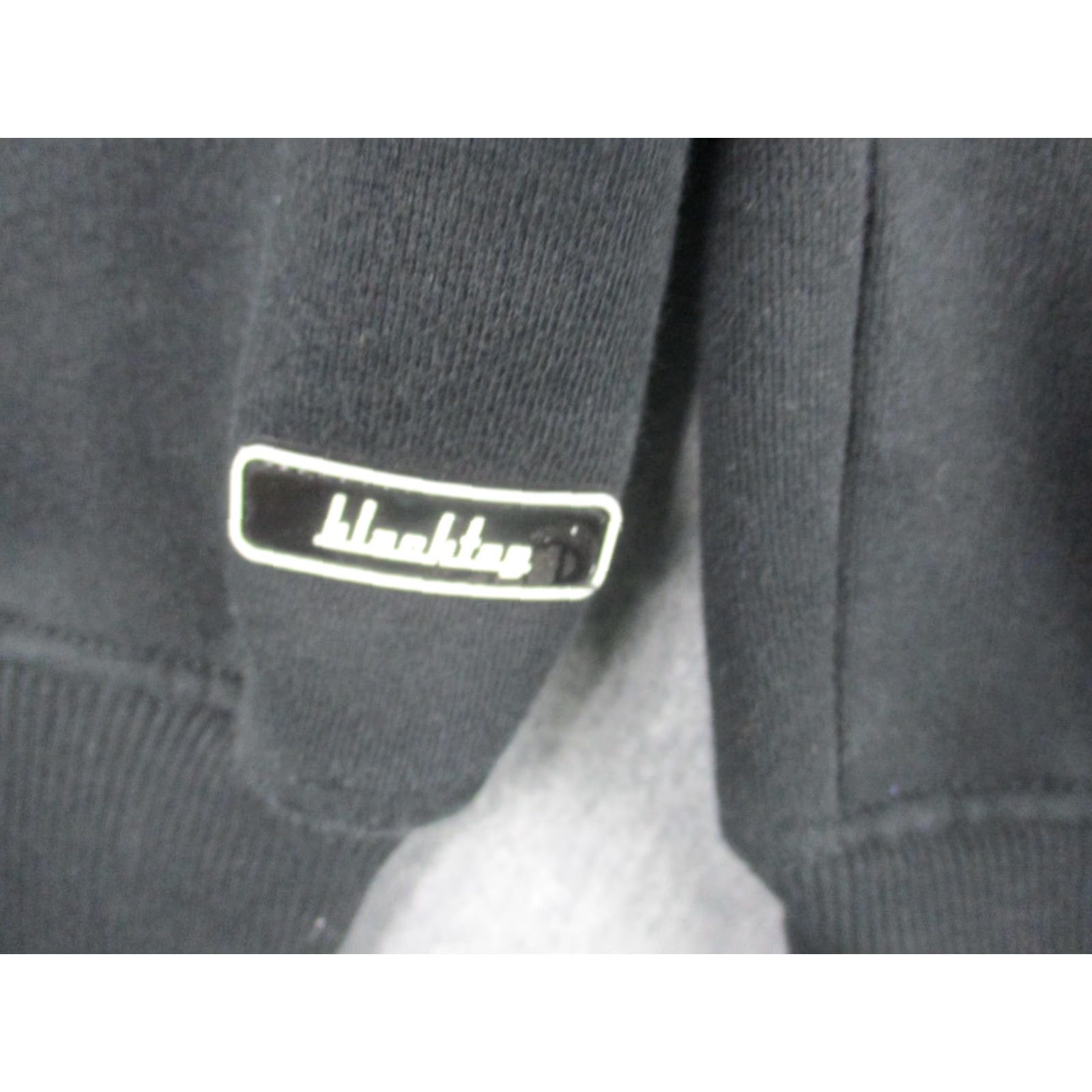 Vintage Blacktag Sweatshirt Men 2XL Black Graphic Print Human Race Smiley Patch Crewneck Pullover Size US XXL / EU 58 / 5 - 6 Thumbnail