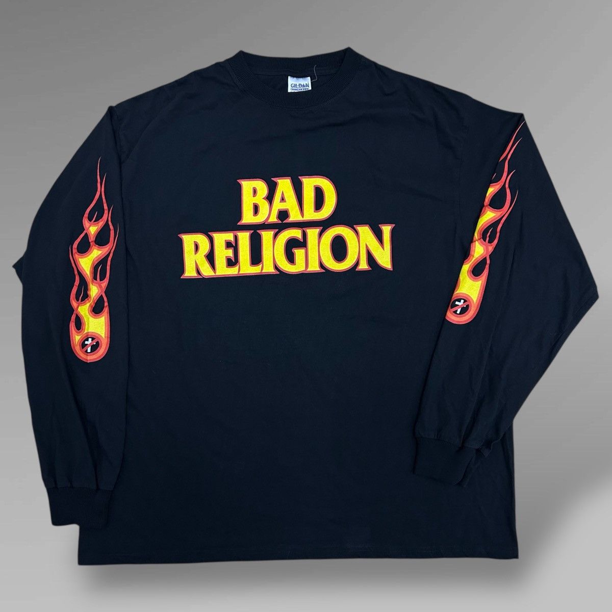 Gildan VINTAGE LONG SLEEVE TSHIRT BAD RELIGION 90-00 Size US XL / EU 56 / 4 - 8 Thumbnail