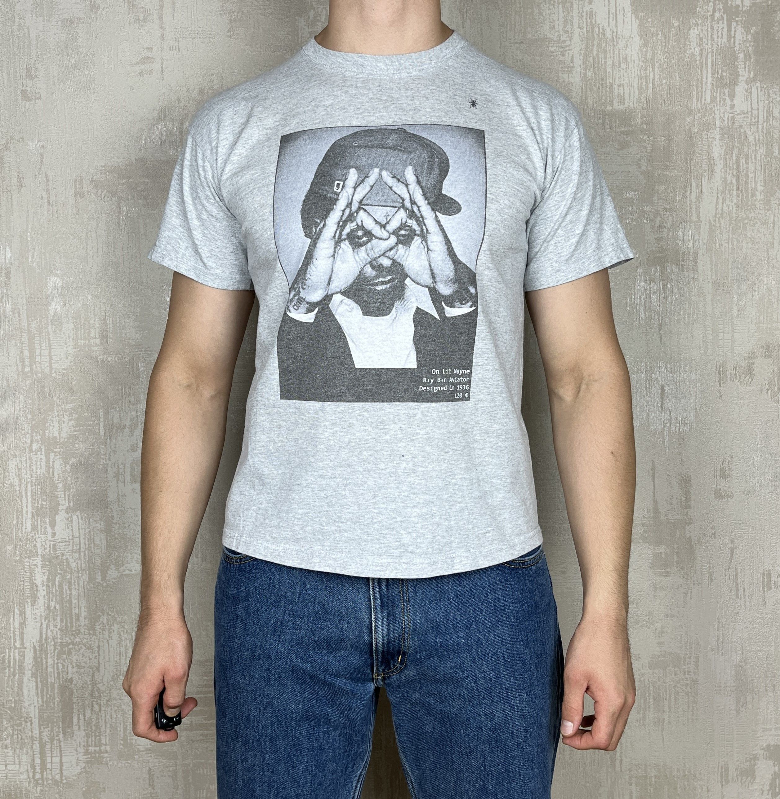 Hype Means Nothing Hype Means Nothing Lil Wayne T-shirt Size fits to S-M Gray Size US S / EU 44-46 / 1 - 2 Thumbnail