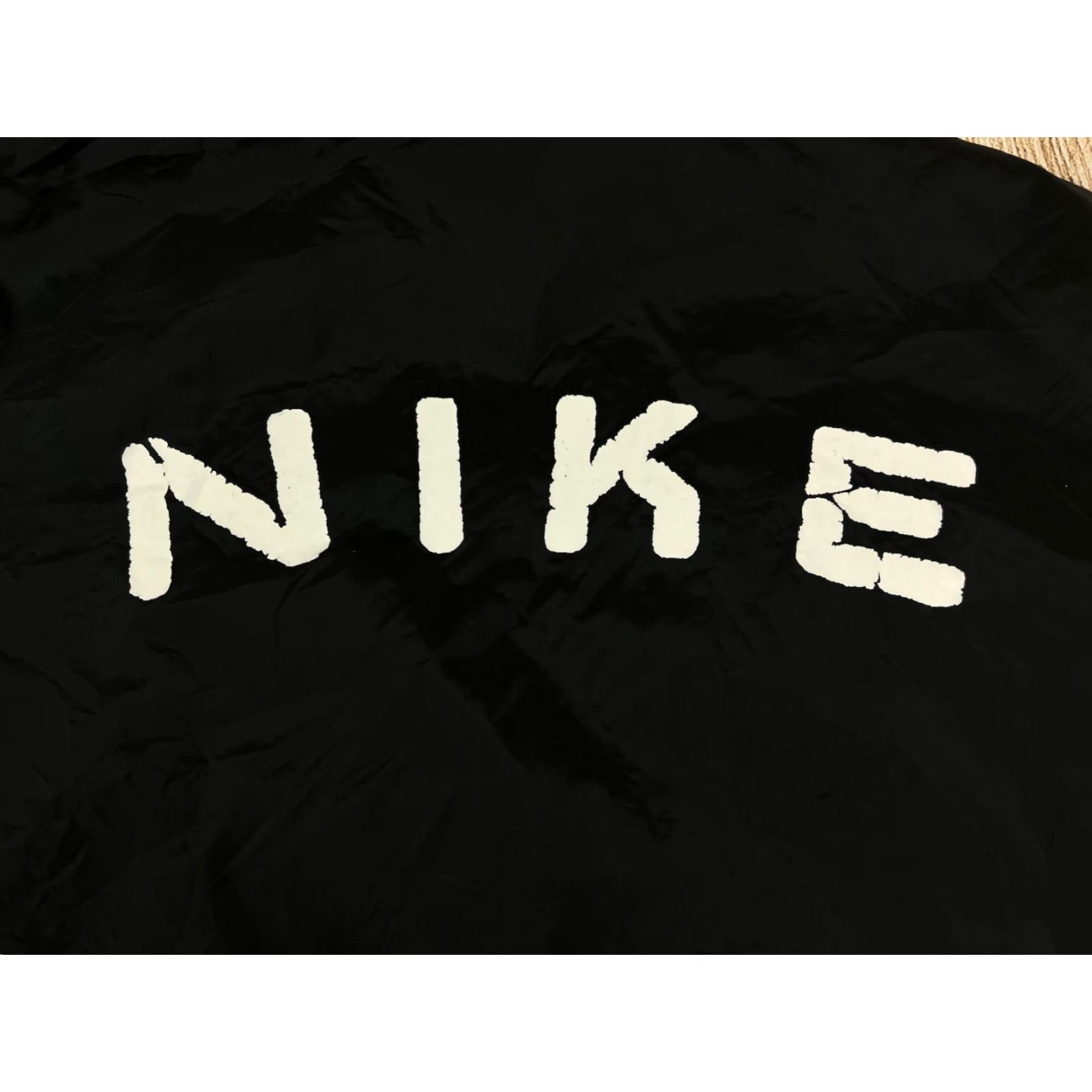 Nike VINTAGE Nike Windbreaker Jacket XL Women Black 90s Full Zip Size XL / US 12-14 / IT 48-50 - 4 Thumbnail