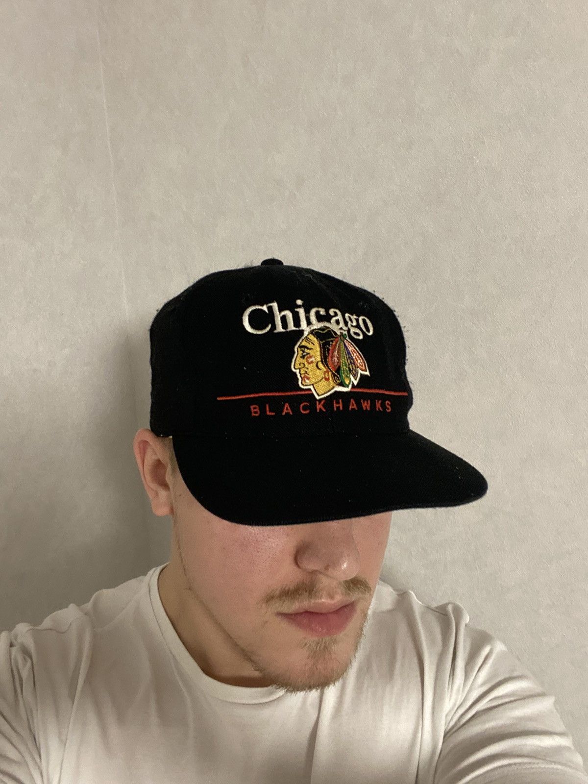 NFL Vintage NHL Blackhawks Redskins Twins Enterprise Hat Size ONE SIZE - 10 Thumbnail