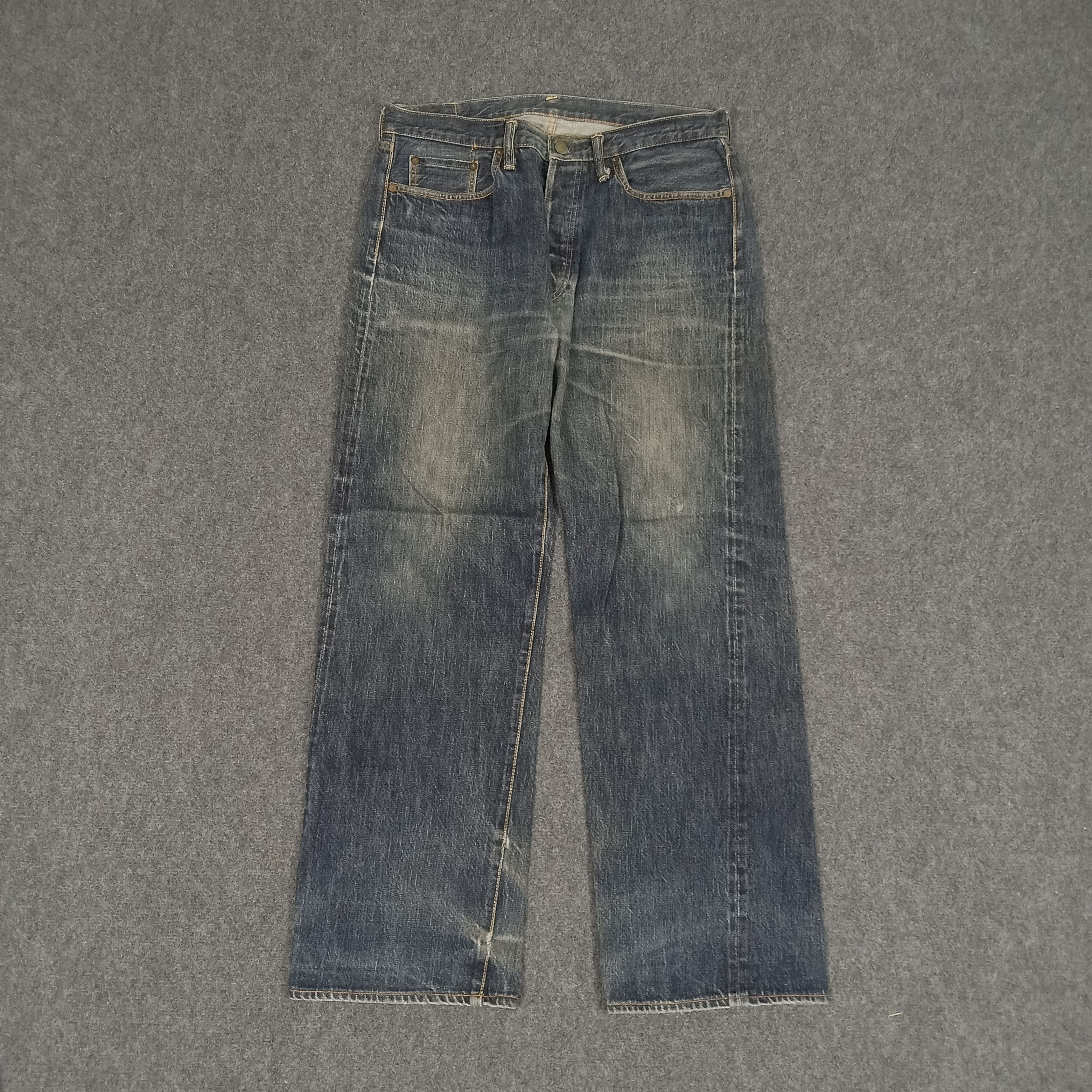 45rpm × Japanese Brand × Vintage 45rpm Japanese Brand Denim Jeans Size US 33 - 4 Thumbnail
