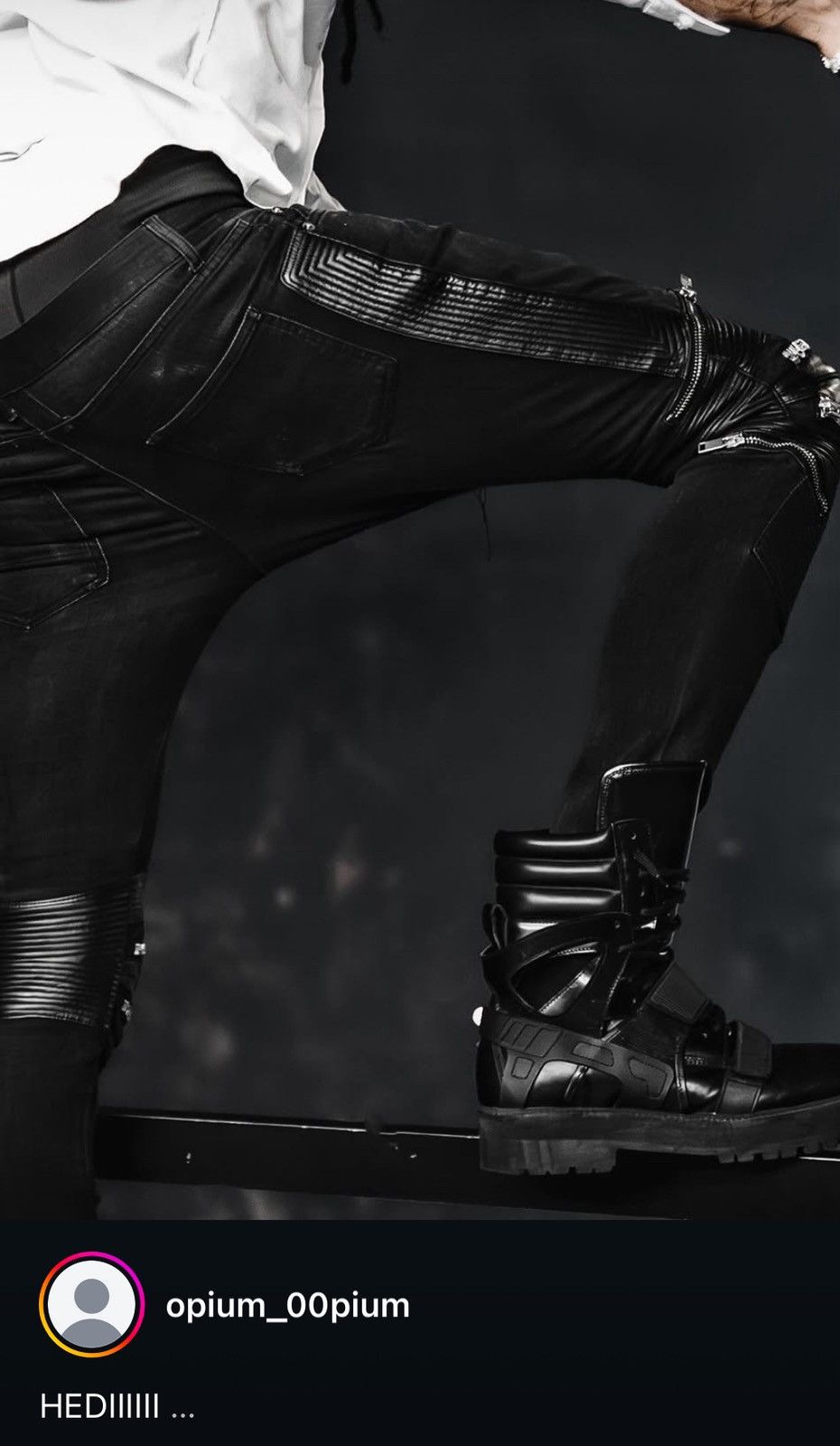 Hedi Slimane × Saint Laurent Paris FW13 - Hedi Slimane - Black