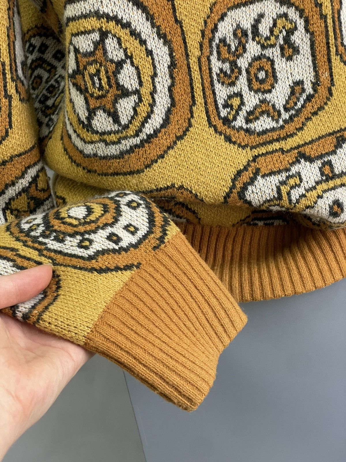Levi's Vintage Clothing Levis vintage crazy print 90s wool sweater y2k Size US M / EU 48-50 / 2 - 5 Thumbnail