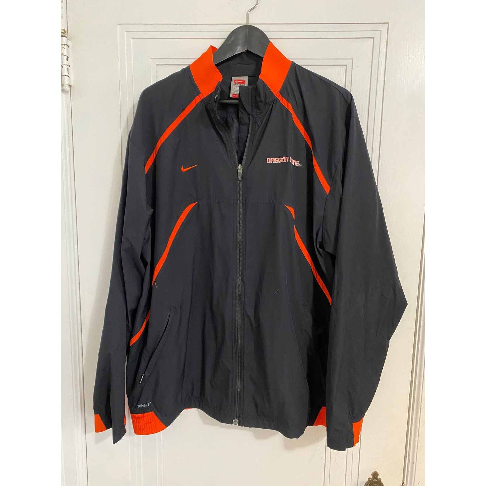 Nike Oregon State Beavers Nike Full-Zip Windbreaker Size Large Size US L / EU 52-54 / 3 - 1 Thumbnail