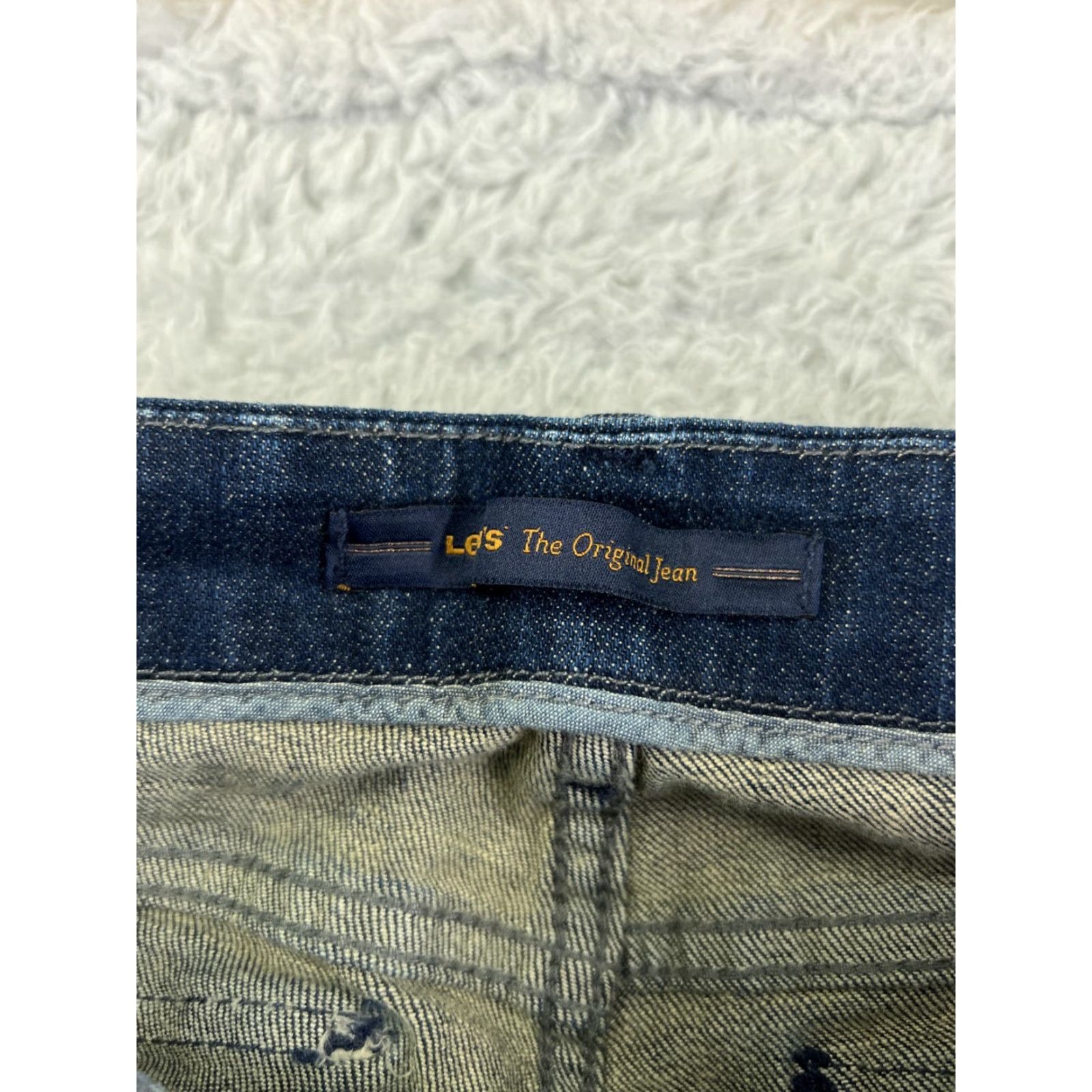Lee Lee Jeans Womens 8 Blue Denim Flared Mid Rise 27x31 Regular Inseam 31 in 5-Pocket Zipper Cotton Denim Jeans Size 30" / US 8 / IT 44 - 7 Thumbnail