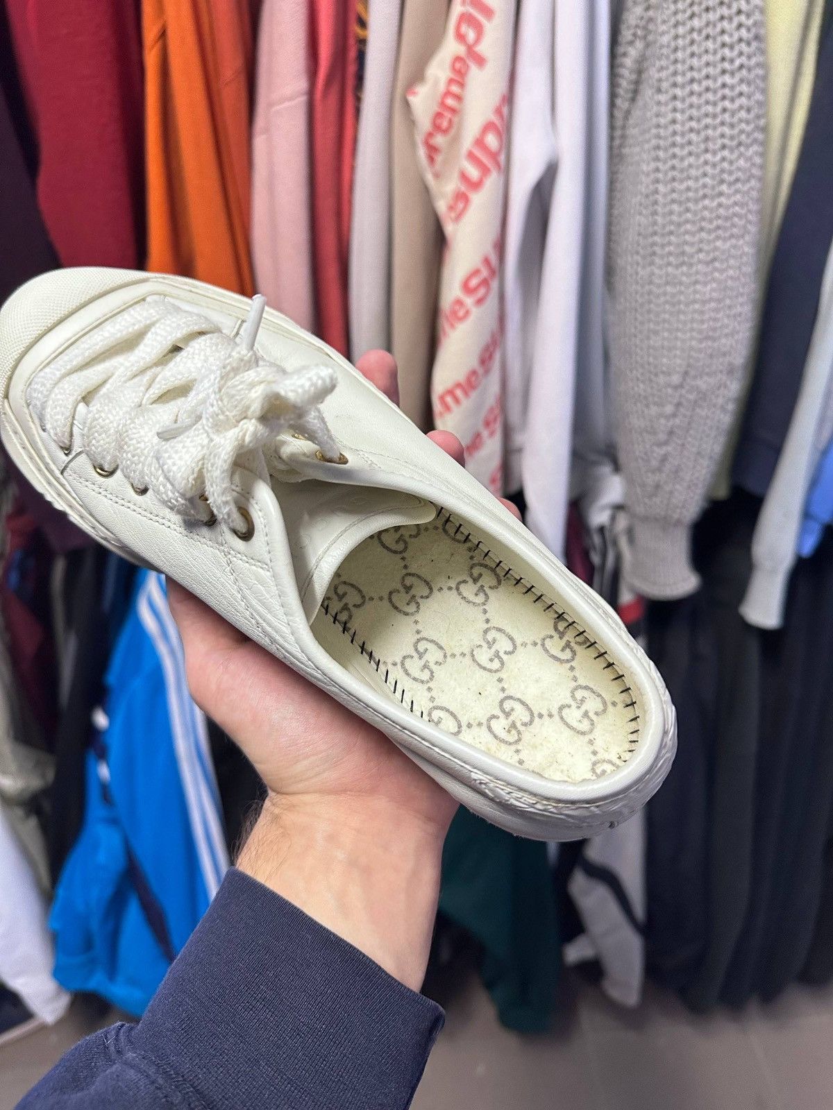Gucci Vintage Gucci White Sneakers US 7.5 Size US 7.5 / EU 40-41 - 13 Thumbnail