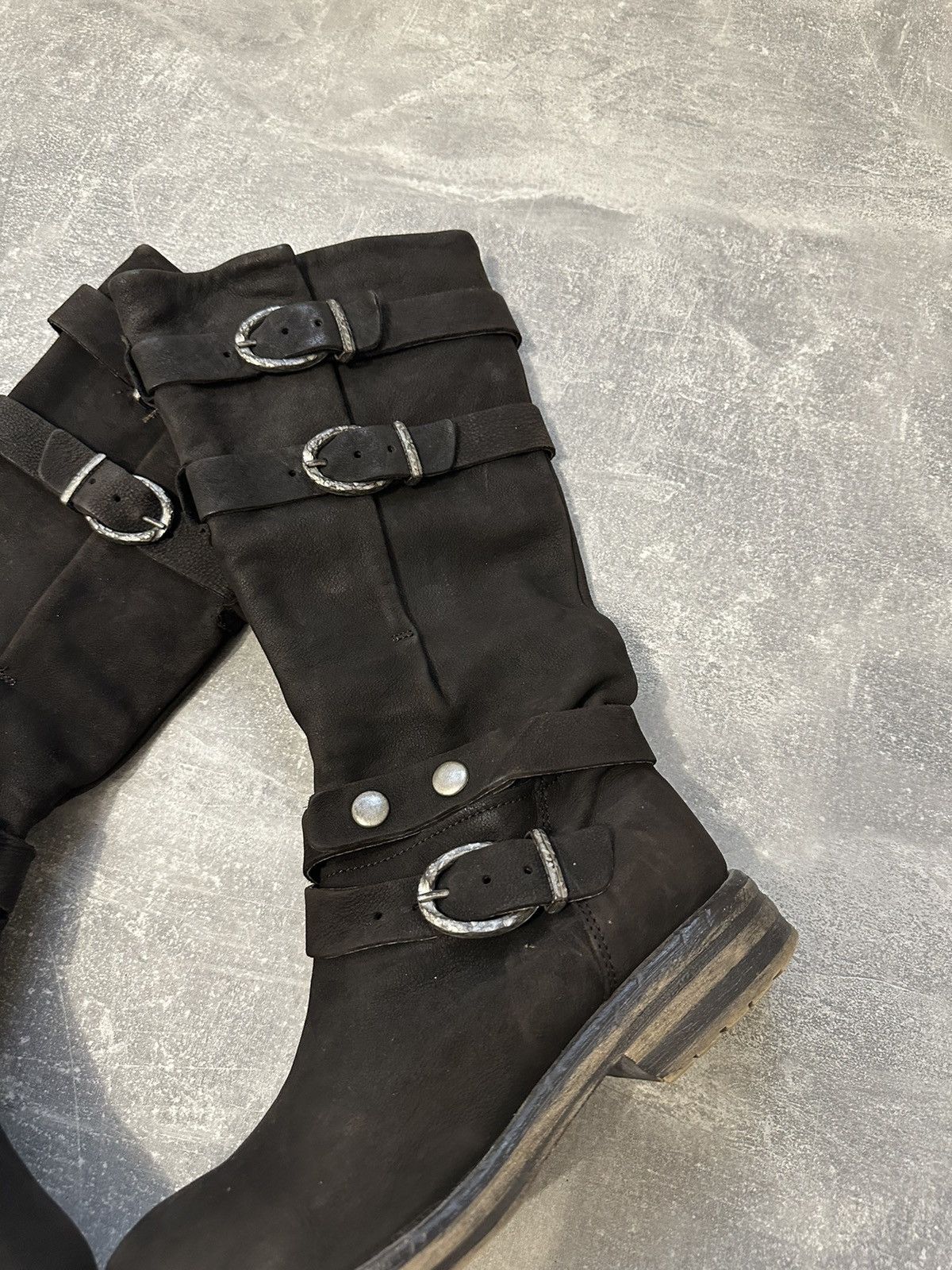 Vintage Vintage high boxer boots moto biker shoes core Size US 8 / IT 38 - 9 Thumbnail