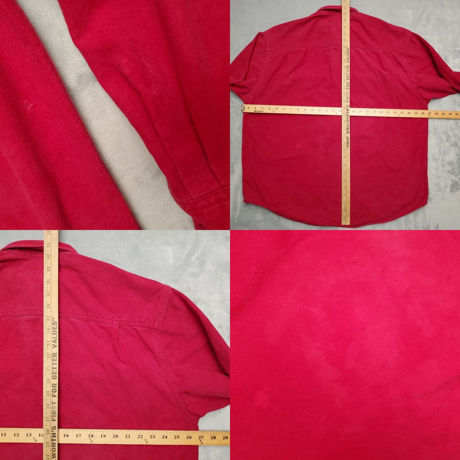 Eddie Bauer VINTAGE Eddie Bauer Shirt Mens XL Red Chamois Outdoor Flannel Button-Up Casual 80s 90s Mens Size US XL / EU 56 / 4 - 9 Thumbnail