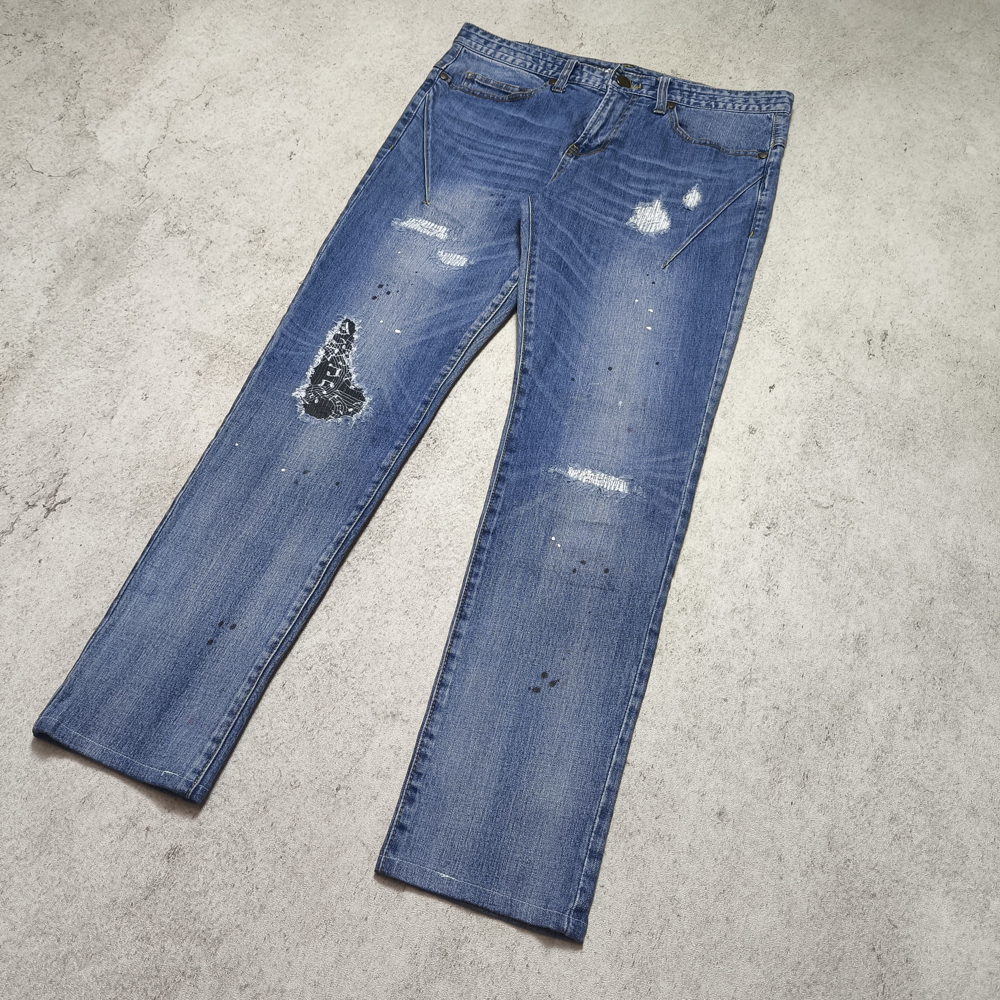 Number (N)ine Number Nine x Loveless Guild Prime Denim Pants Size US 30 / EU 46 - 3 Thumbnail