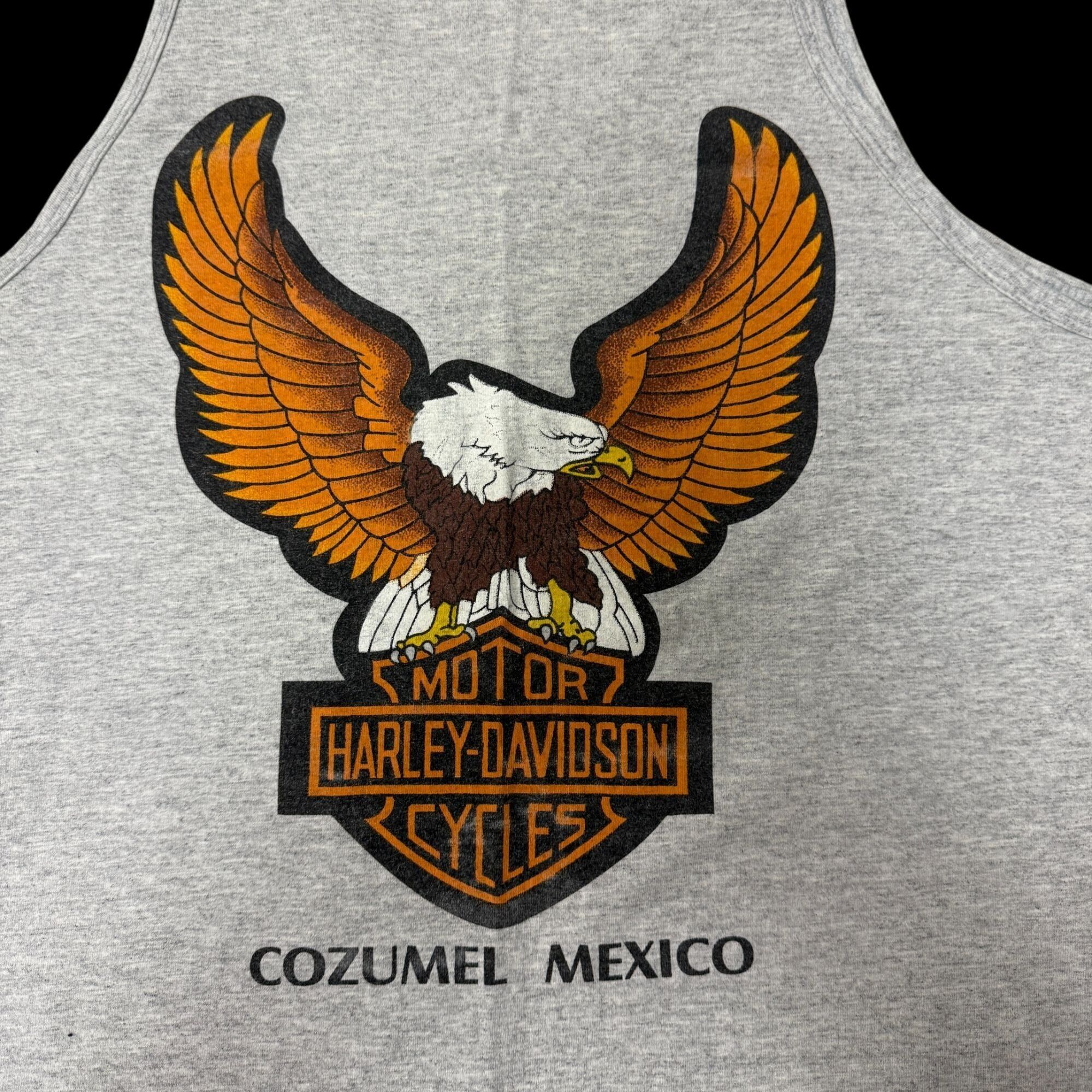 Other 90's Harley Davidson Motorcycle SOARING EAGLE Biker Tank Top Size US XXL / EU 58 / 5 - 4 Thumbnail
