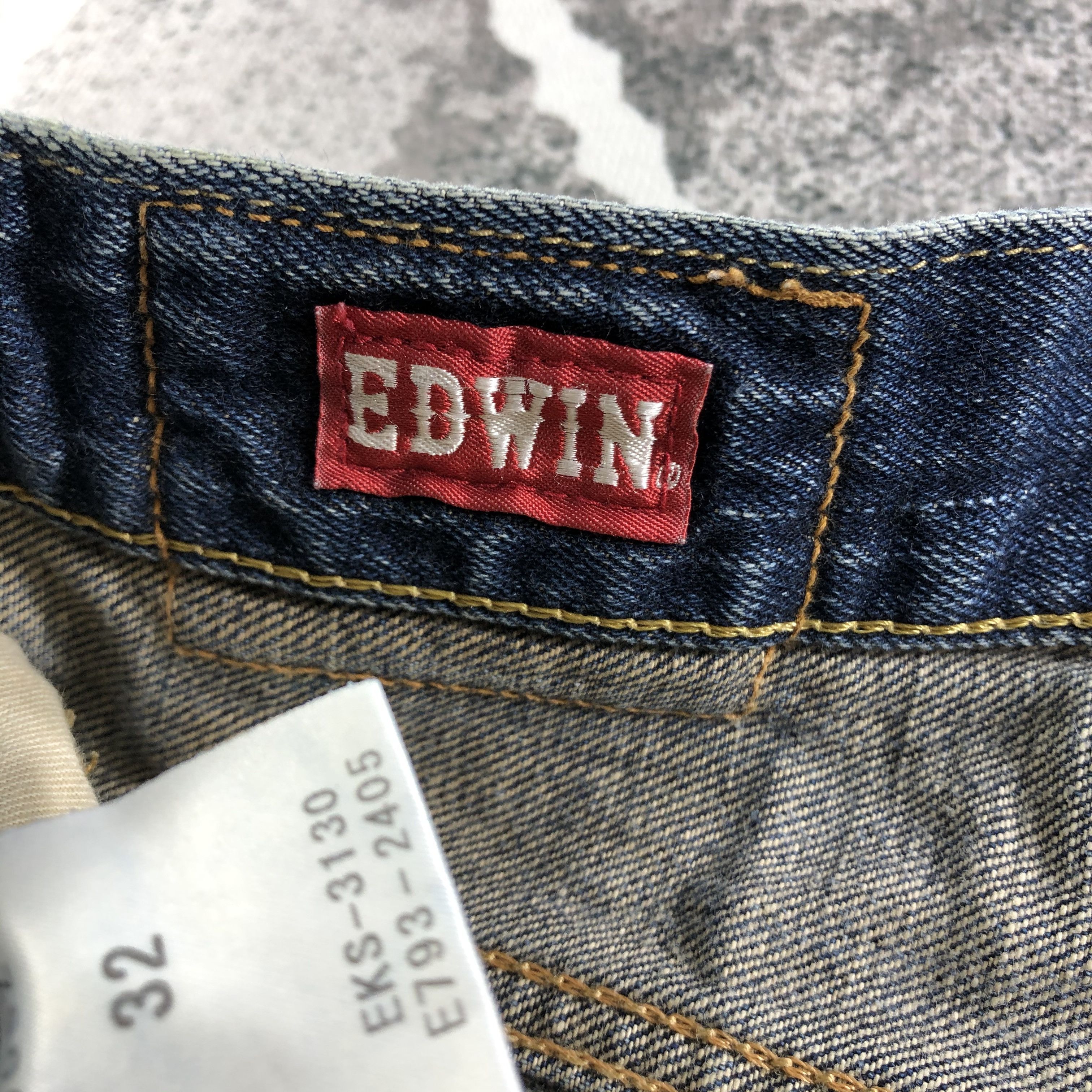 Edwin Vintage Edwin Selvedge Jeans Faded Blue Denim KJ2276 Size US 32 / EU 48 - 9 Thumbnail