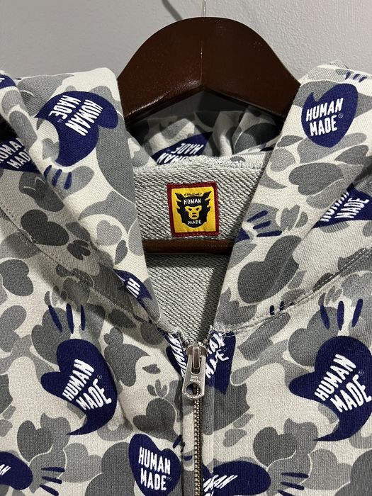 Human made outlet heart camo hoodie