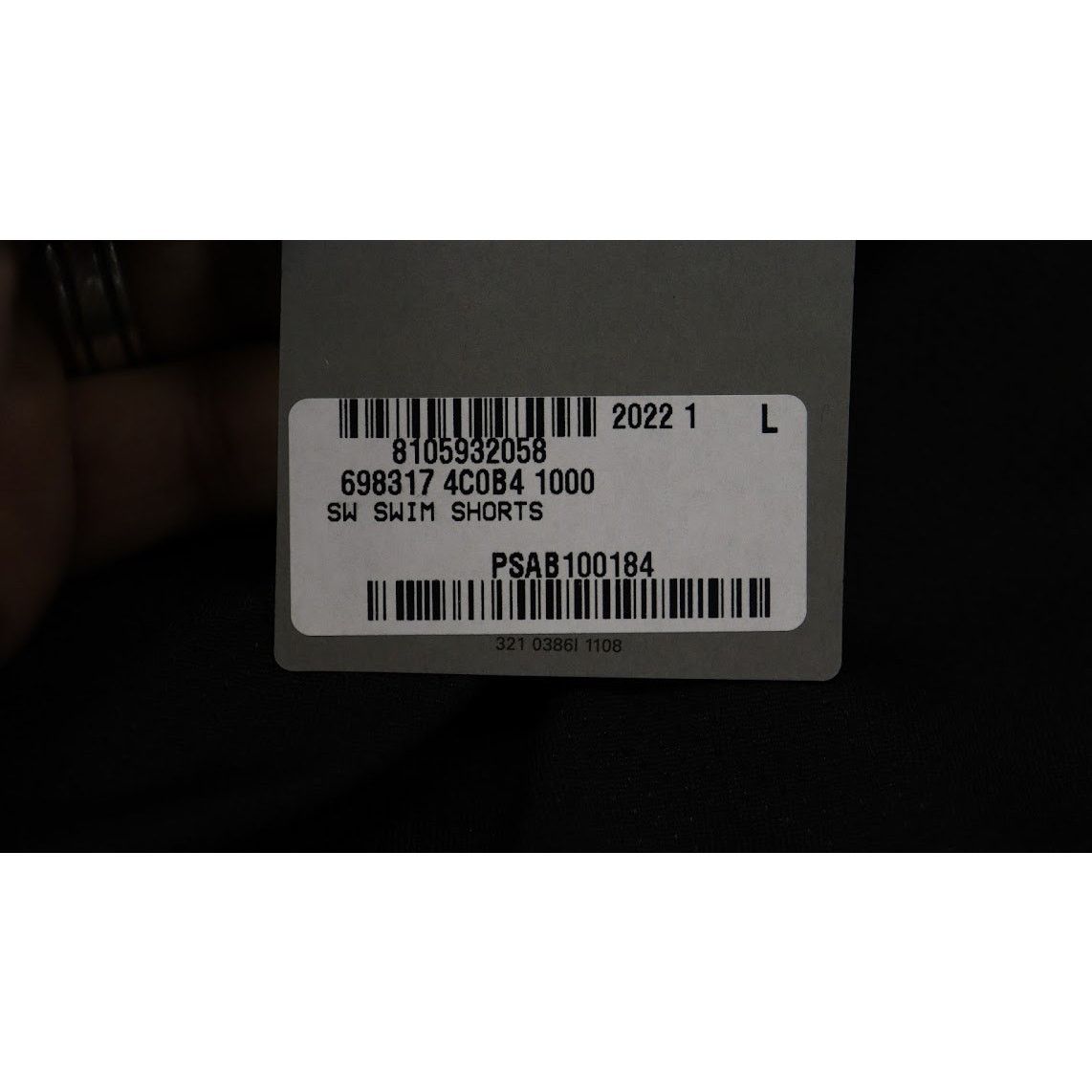 Balenciaga o1rshd1 Q:3 / Swimwear Shorts in Black Size US 34 / EU 50 - 9 Thumbnail