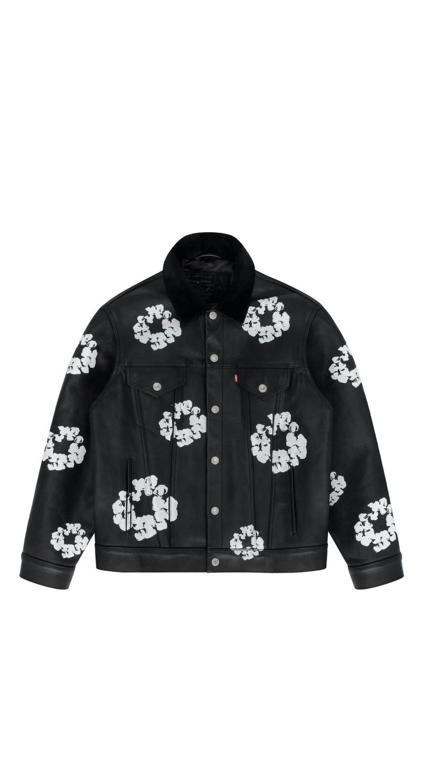 DENIM TEARS Denim Tears x Levi's Leather Cotton Wreath Туре-3 Jacket Size US M / EU 48-50 / 2 - 1 Thumbnail