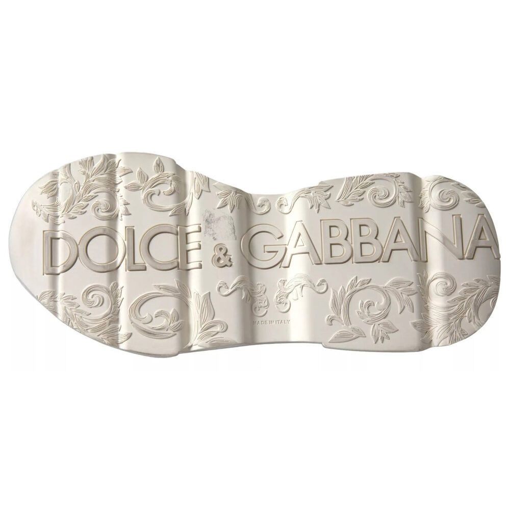 Dolce & Gabbana Dolce & Gabbana Sneakers White Beige Leather Sport DAYMASTER Size US 5 / IT 35 - 6 Thumbnail
