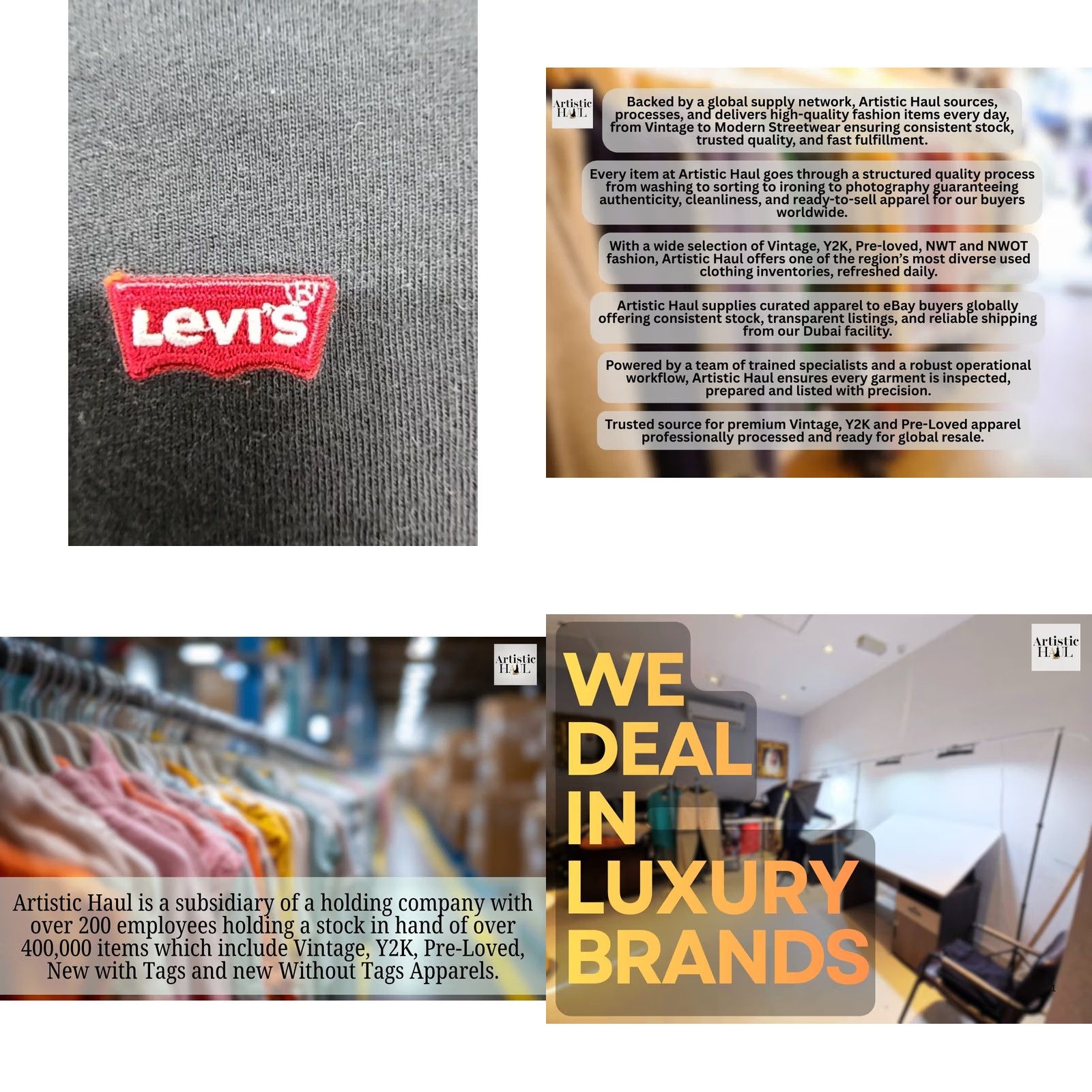 Levi's Levi's Mens Black Logo Crew Neck T-Shirt Size S Regular Cotton Size US S / EU 44-46 / 1 - 8 Thumbnail