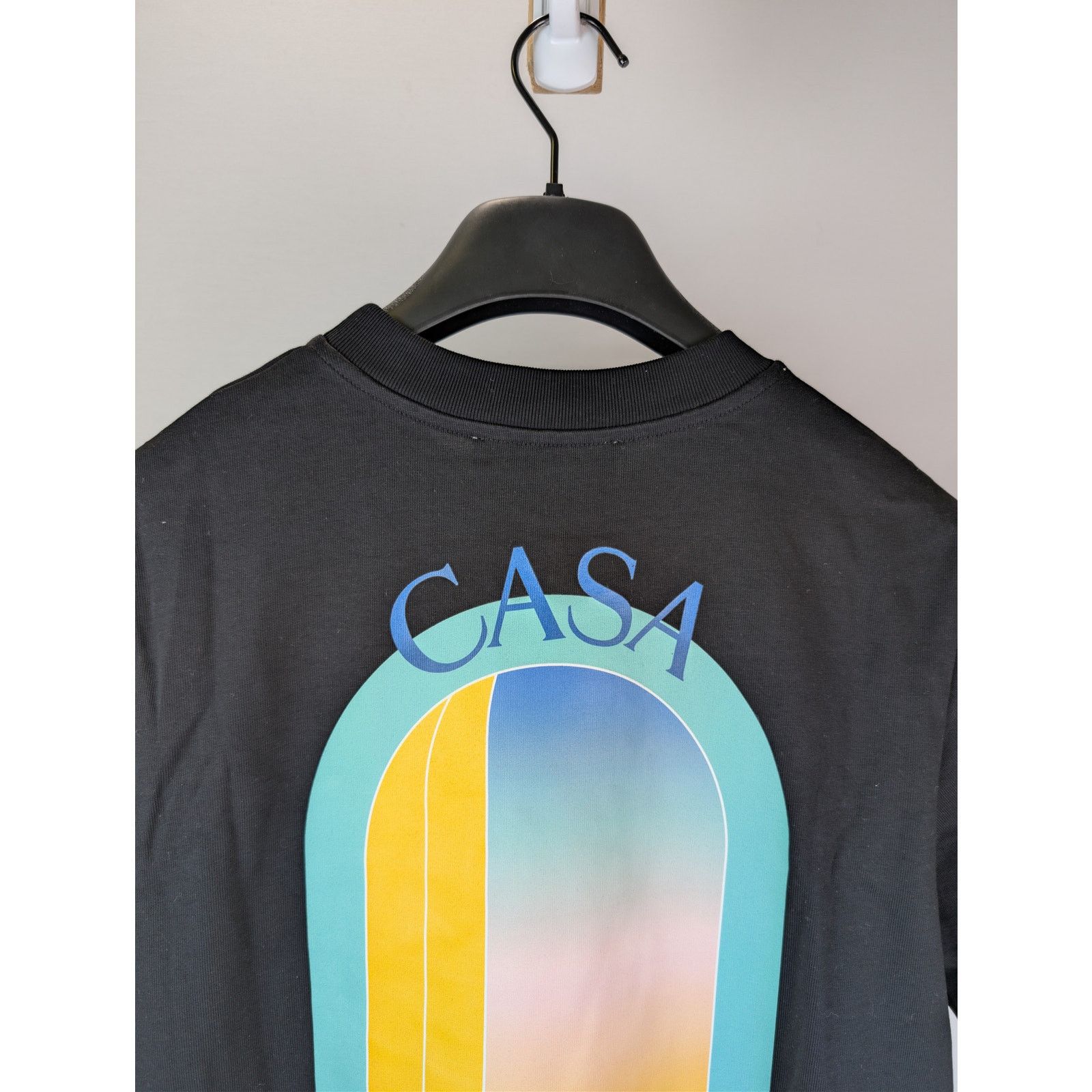 Casablanca o1rshd1 CC20 L'Arc Coloré T-Shirt in Black Size US S / EU 44-46 / 1 - 16 Thumbnail