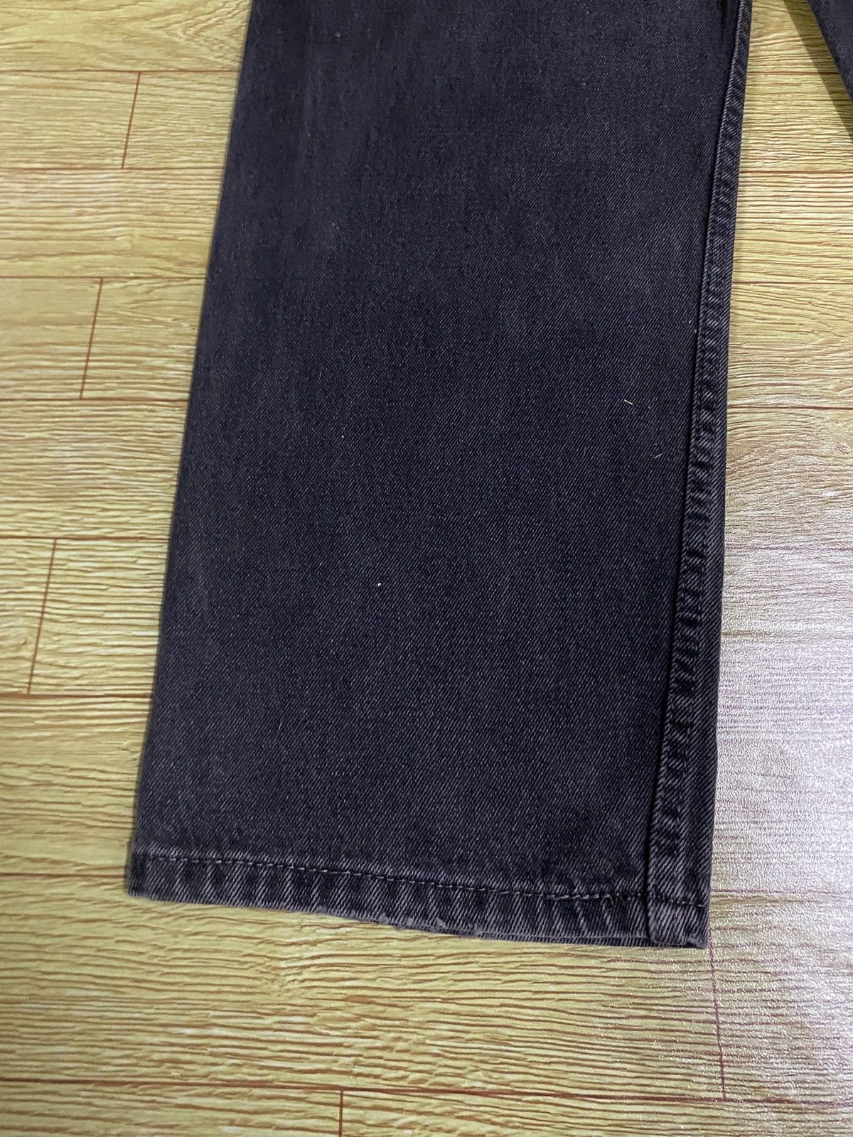 Levi's Very Rare Vintage Levis SuperBlack 550 Loose Jeans 2000s Size US 40 / EU 56 - 7 Thumbnail