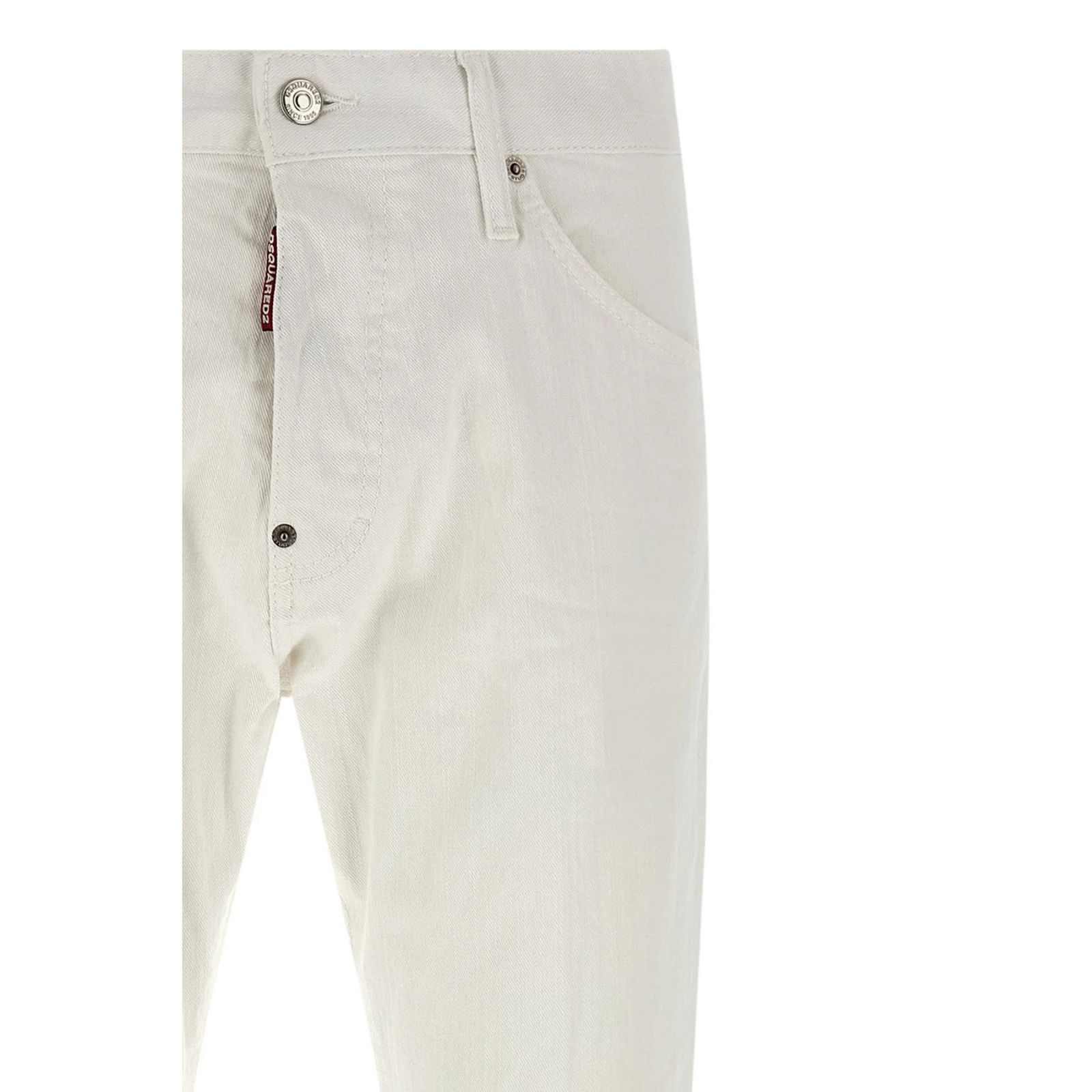 Dsquared2 DSQUARED2 Teddy White Denim Jeans New & Authentic (Men's siz Size US 40 / EU 56 - 3 Thumbnail