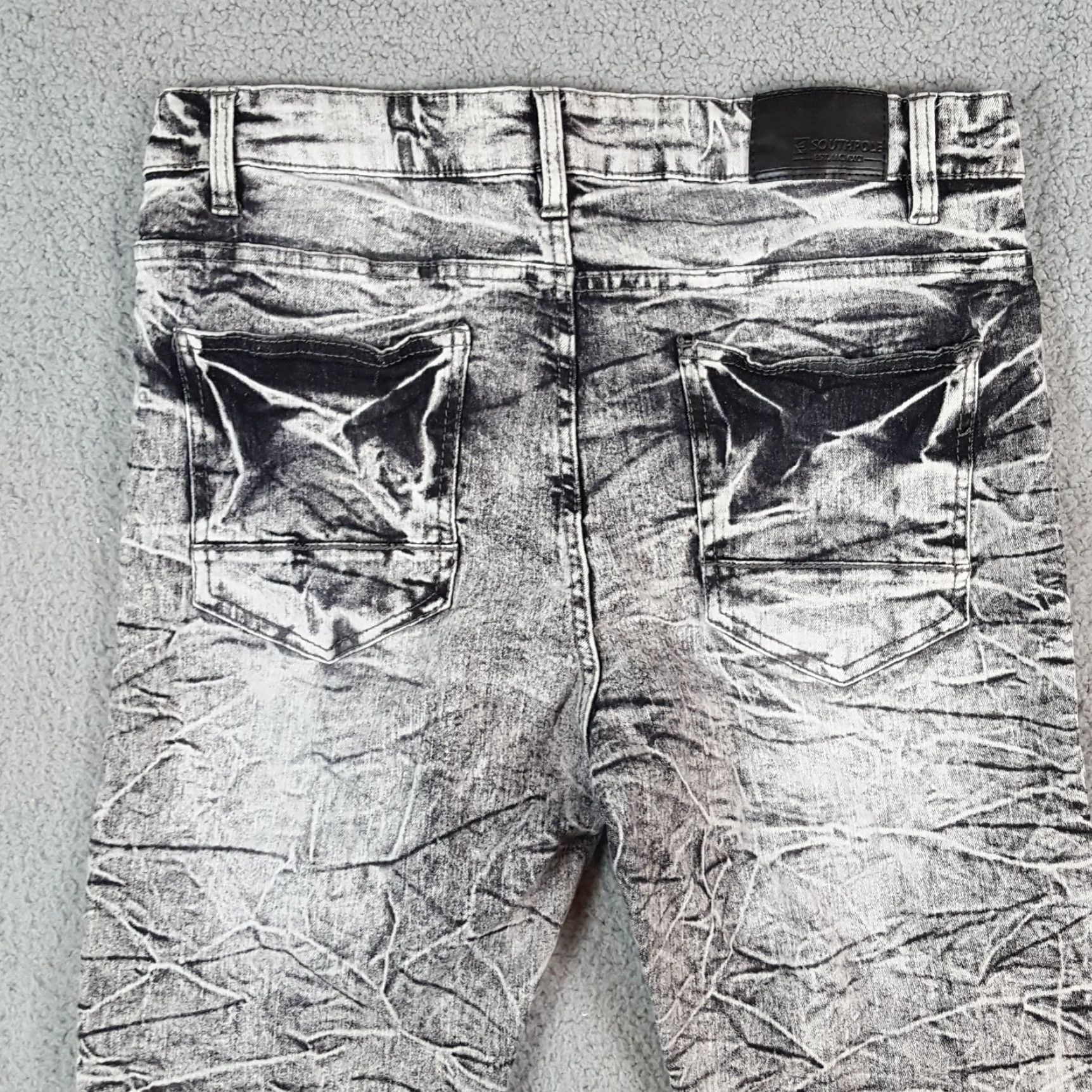 Southpole Vintage Southpole Y2K Acid Wash Skinny Jeans Men’s Size 36x30 Denim Goth Skater 90s 2000s Size US 36 / EU 52 - 7 Thumbnail