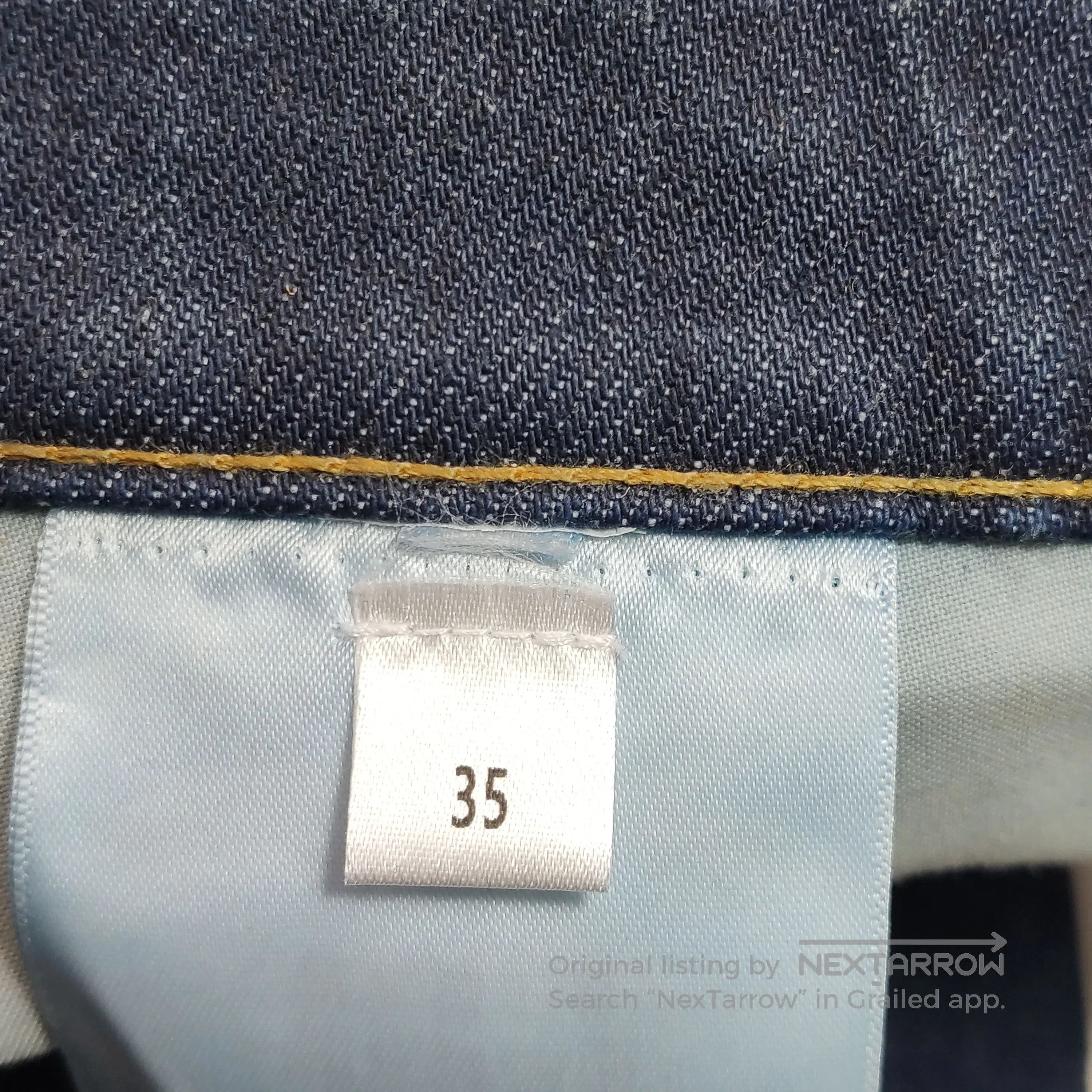Givenchy Dark Blue High-Waisted Denim Jeans. Size US 35 - 6 Thumbnail