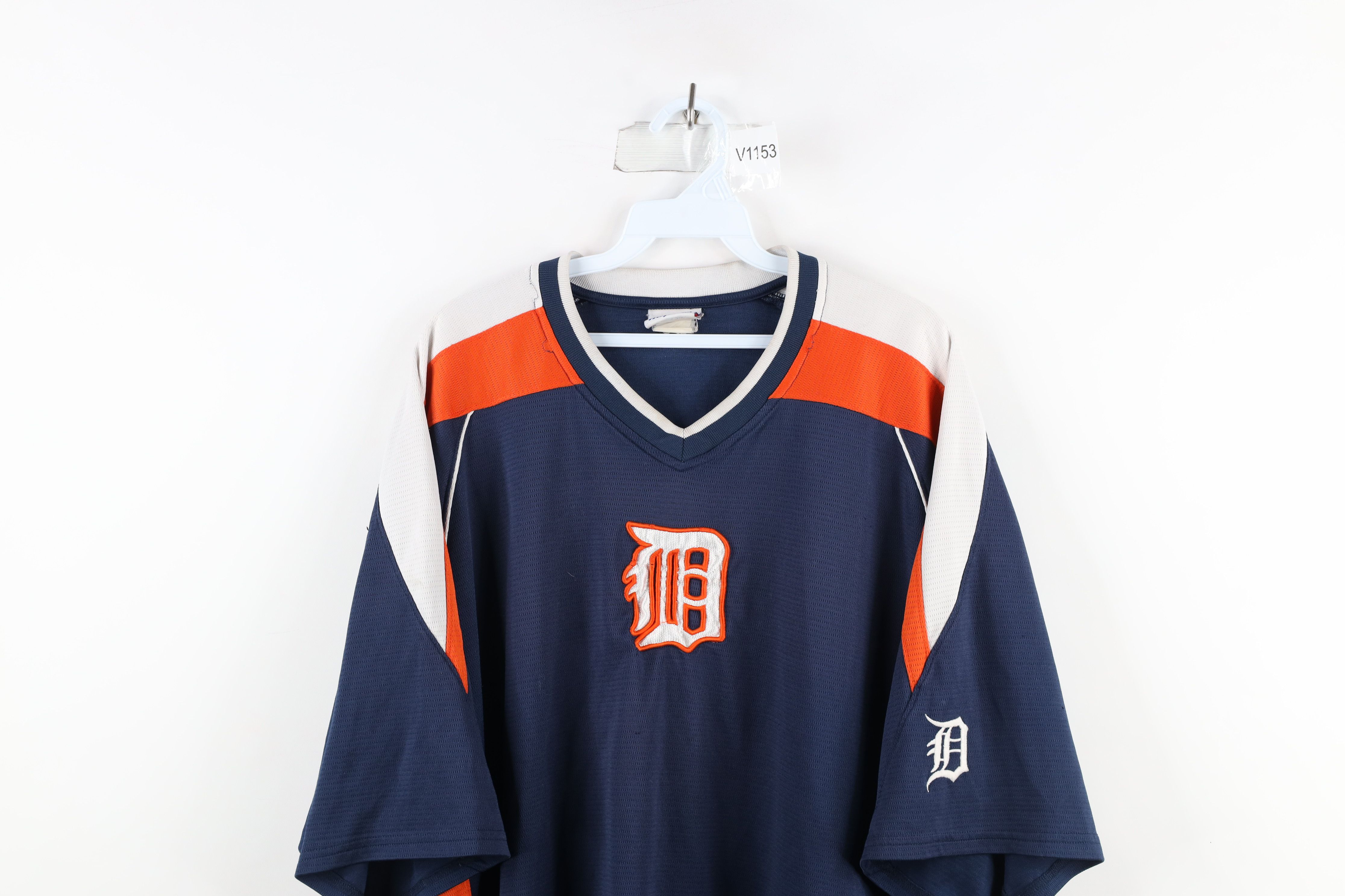 Vintage Vintage Majestic Heavyweight English D Detroit Tigers Shirt Size US XXL / EU 58 / 5 - 2 Preview