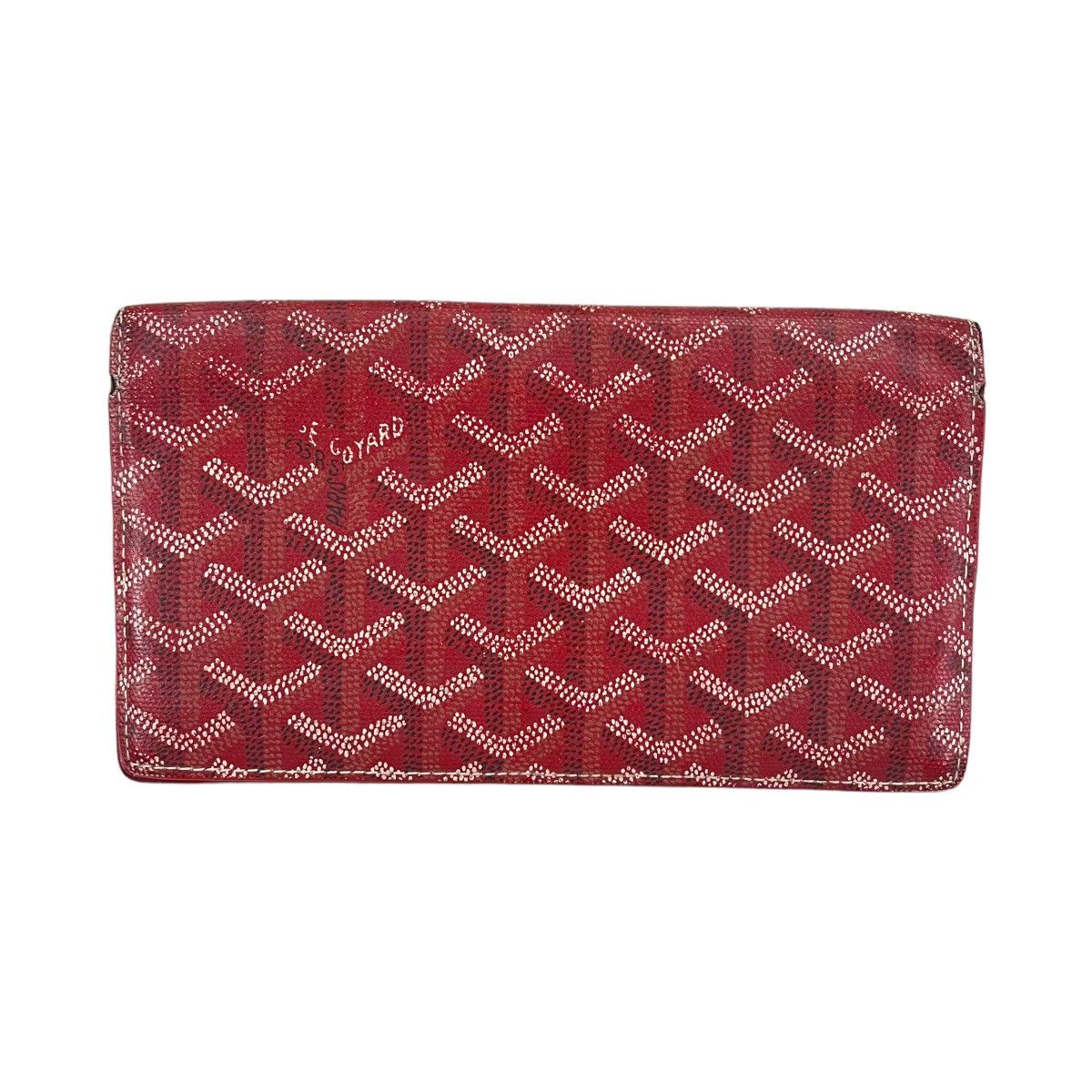 image of Goyard Richelieu Long Wallet in Red, Women's