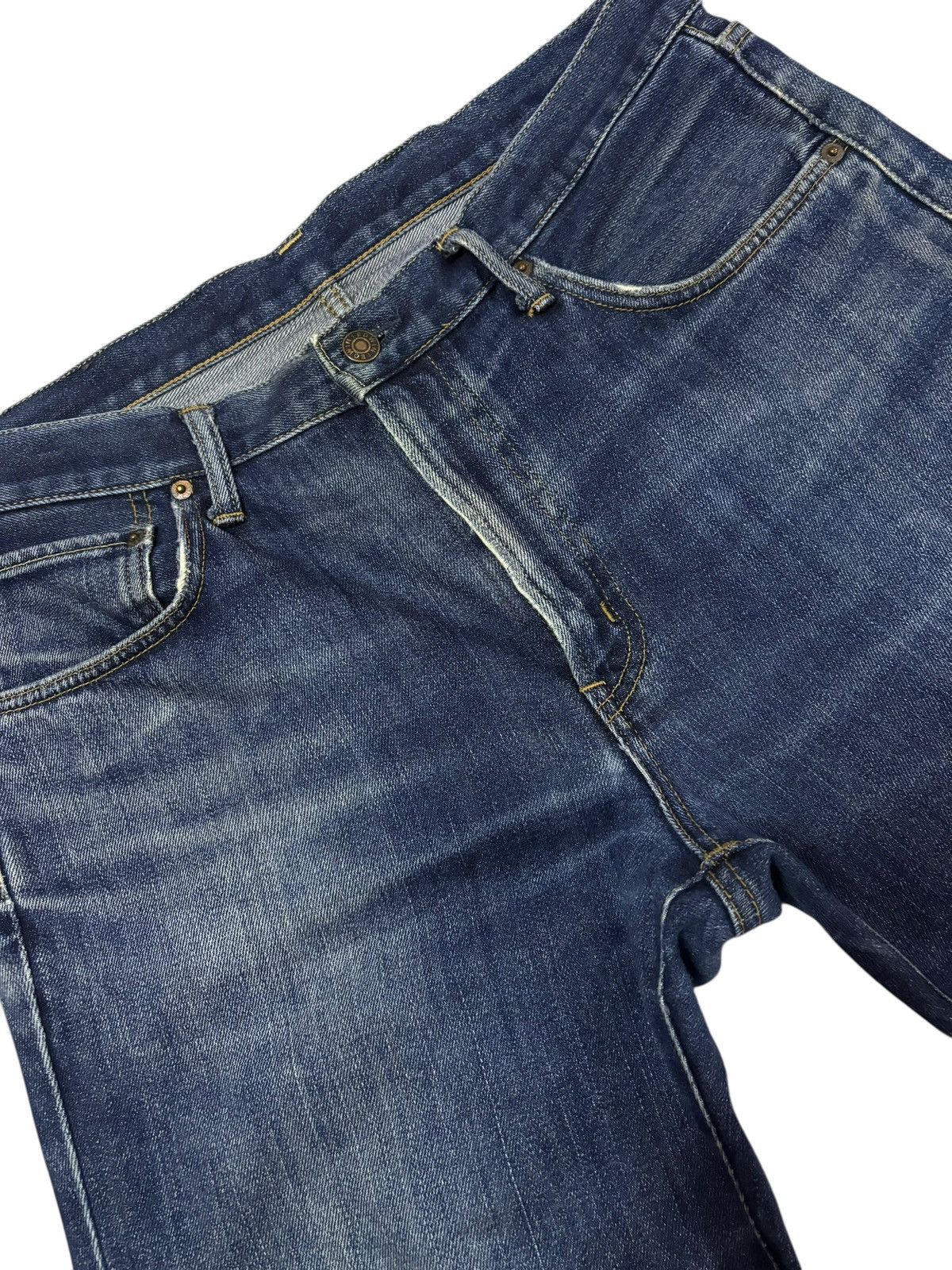 Edwin Vtg Edwin Japan 503 Distressed Jeans Size US 34 / EU 50 - 4 Thumbnail