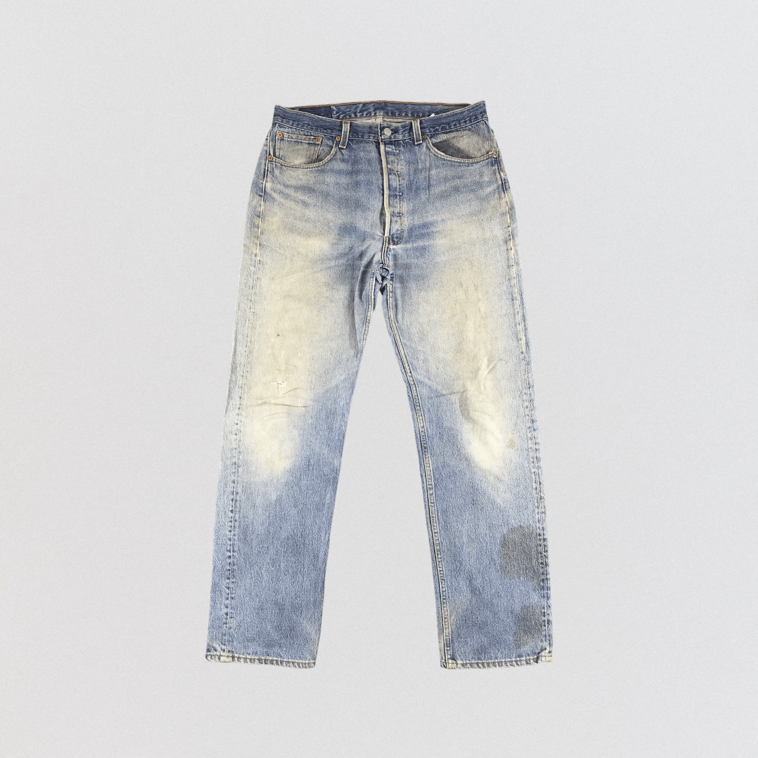 Levi's Vintage 90s Levis 501 xx Stone Wash Jeans-JM488 Size US 35 - 1 Thumbnail