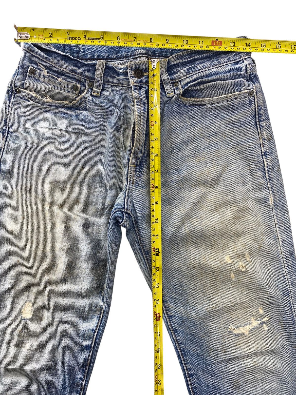 Gap Gap Faded Wash Distressed Style Boot Cut Jeans Size US 28 / EU 44 - 6 Thumbnail